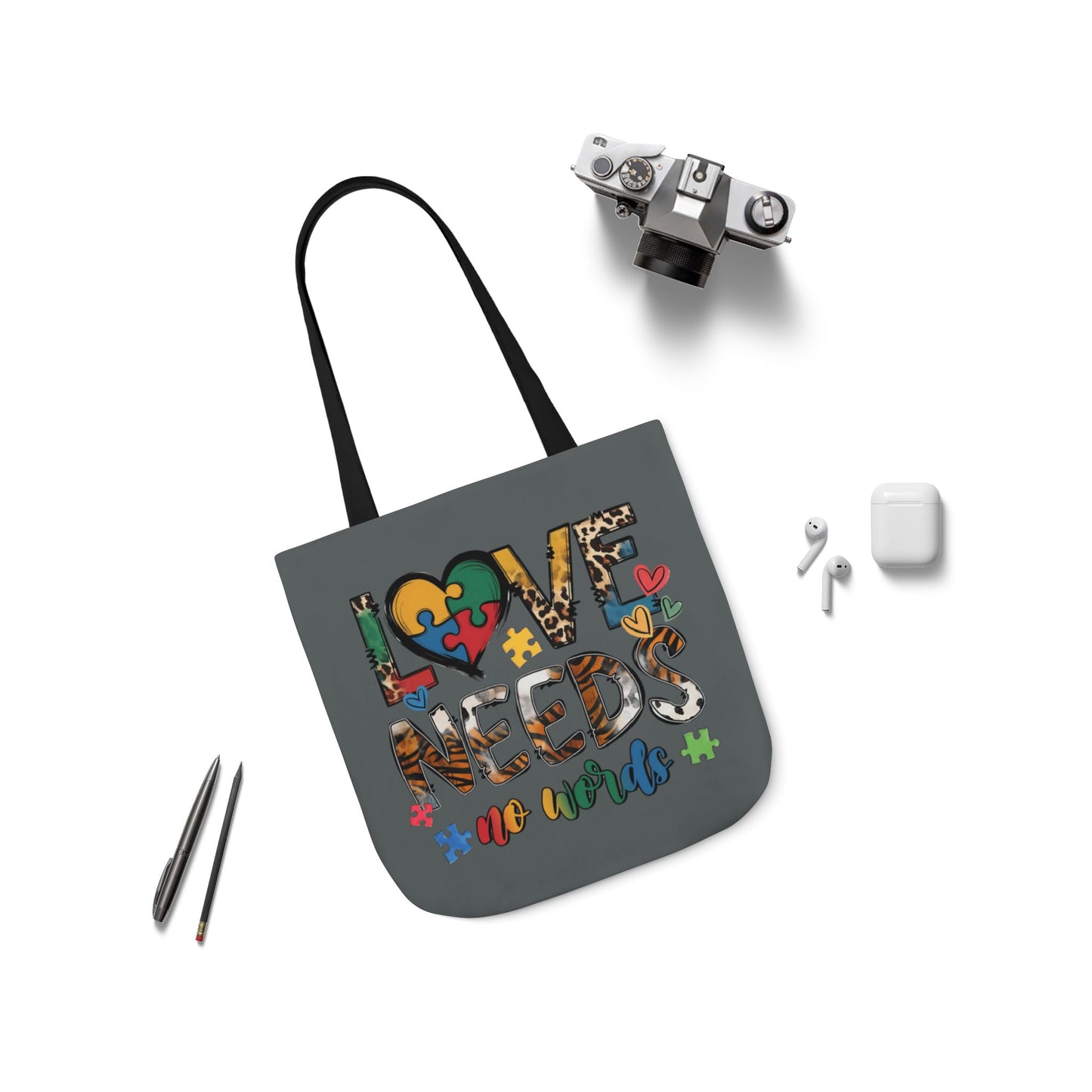 Colorful Love Needs Tote Bag