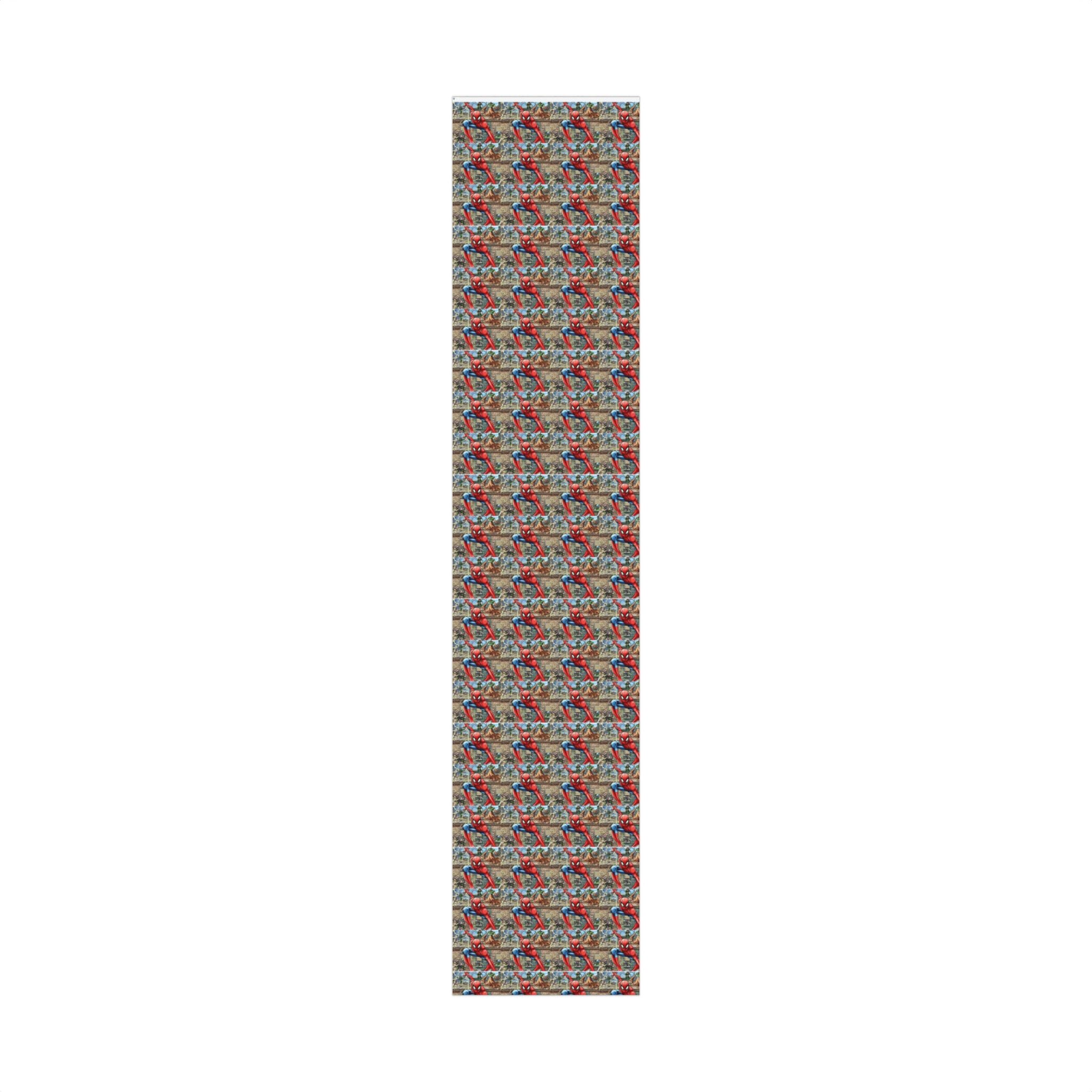 Superhero Pattern Gift Wrap Paper Super Heroe Comic Panel Design
