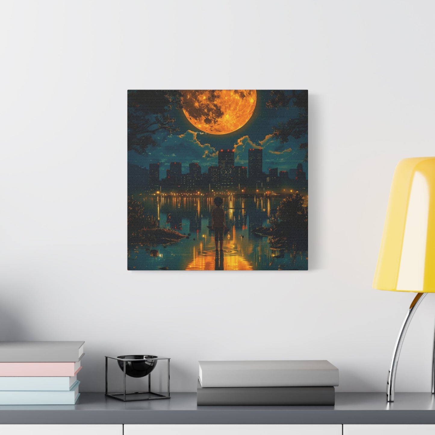 Because words have the power to move you let them live on your wall, Unique Nightscape Decoration, Perfect for Any Occasion
