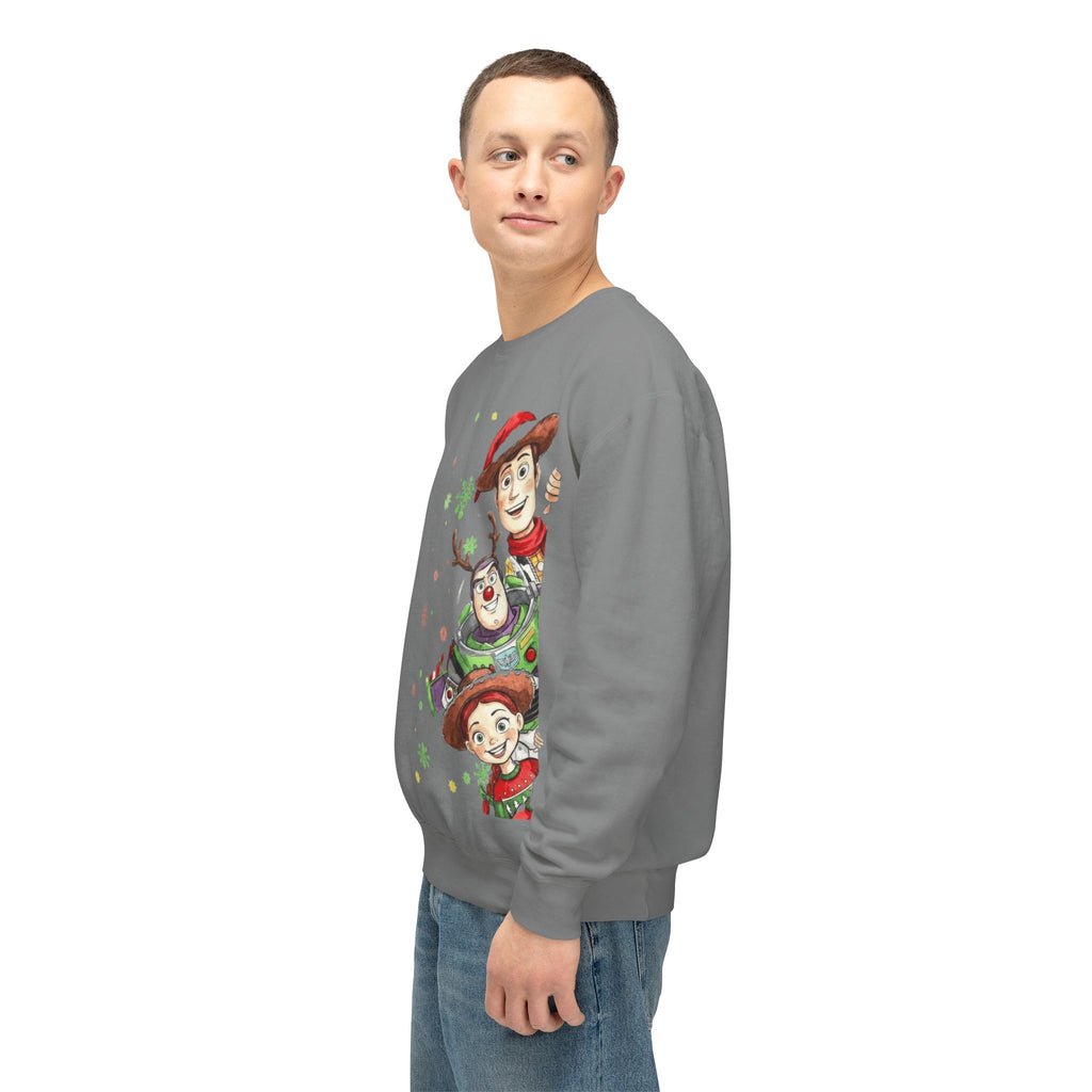 Christmas Toy Cowboy Crewneck Sweatshirt  Festive Woody & Friends Holiday Sweatshirt Cartoon Christmas T-shirts and Sweaters