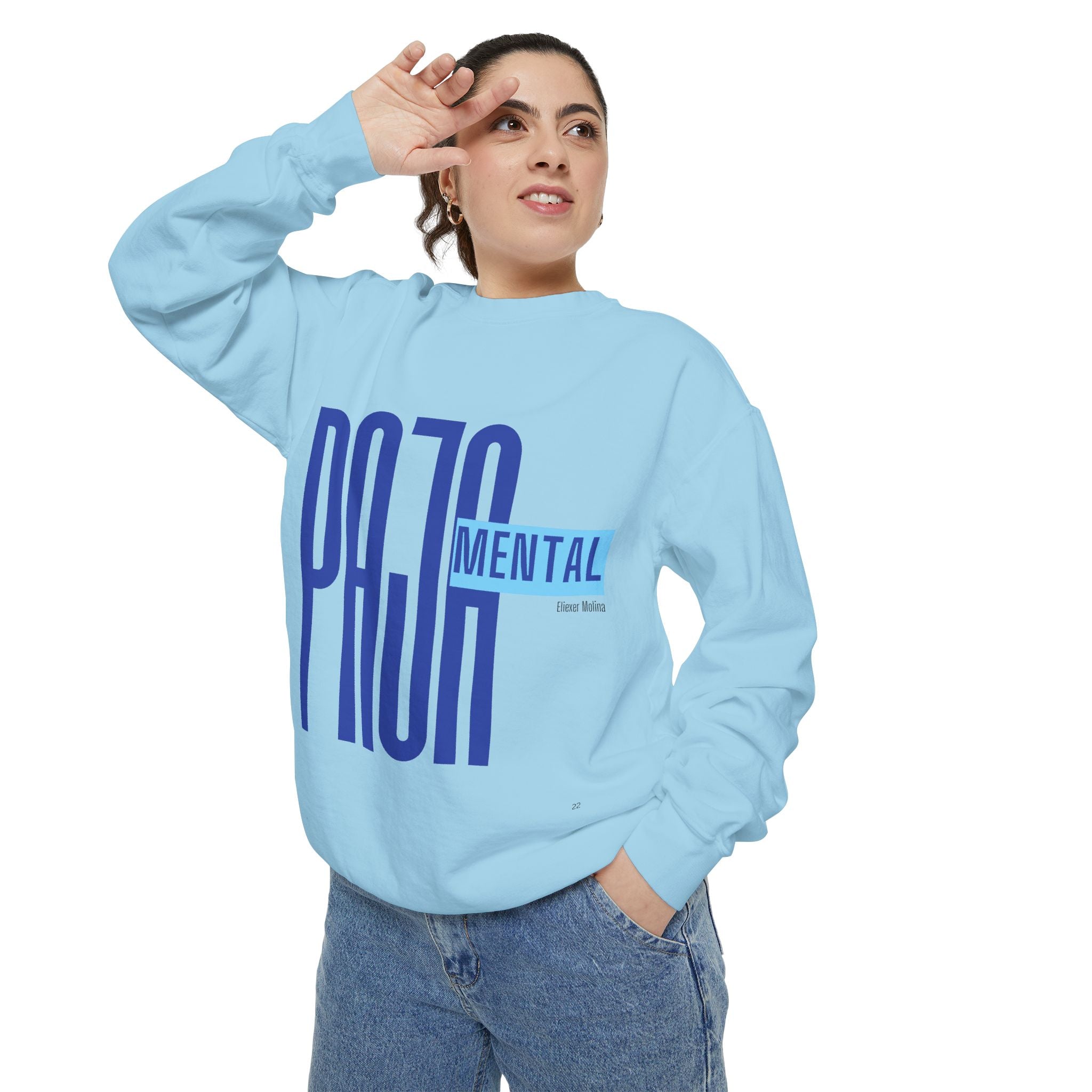 Mental Pazn Sweatshirt "Suerten Ya Esa" Spanish Graphic Crewneck