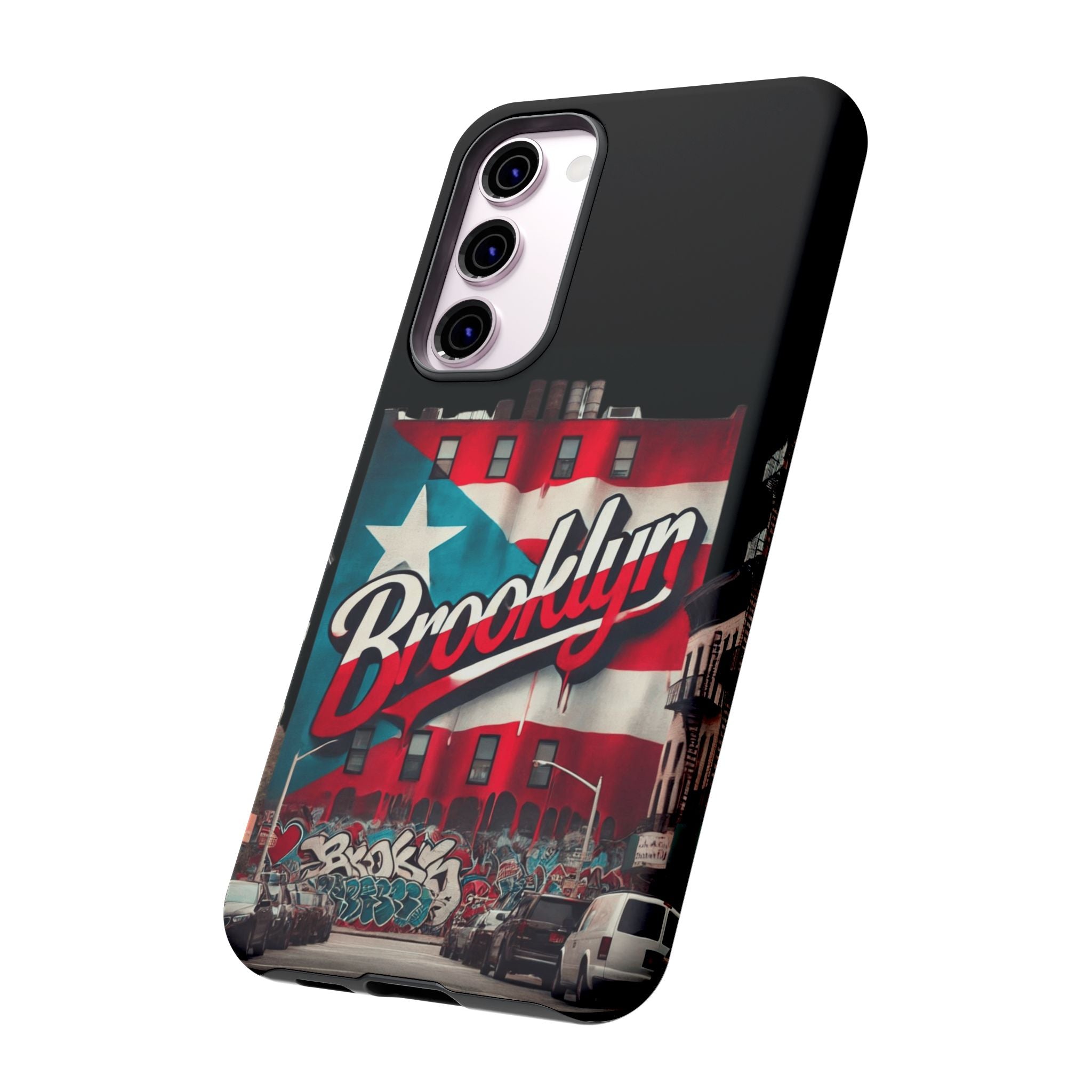 Brooklyn Street Art Phone Case  Urban Graffiti Protective Cover