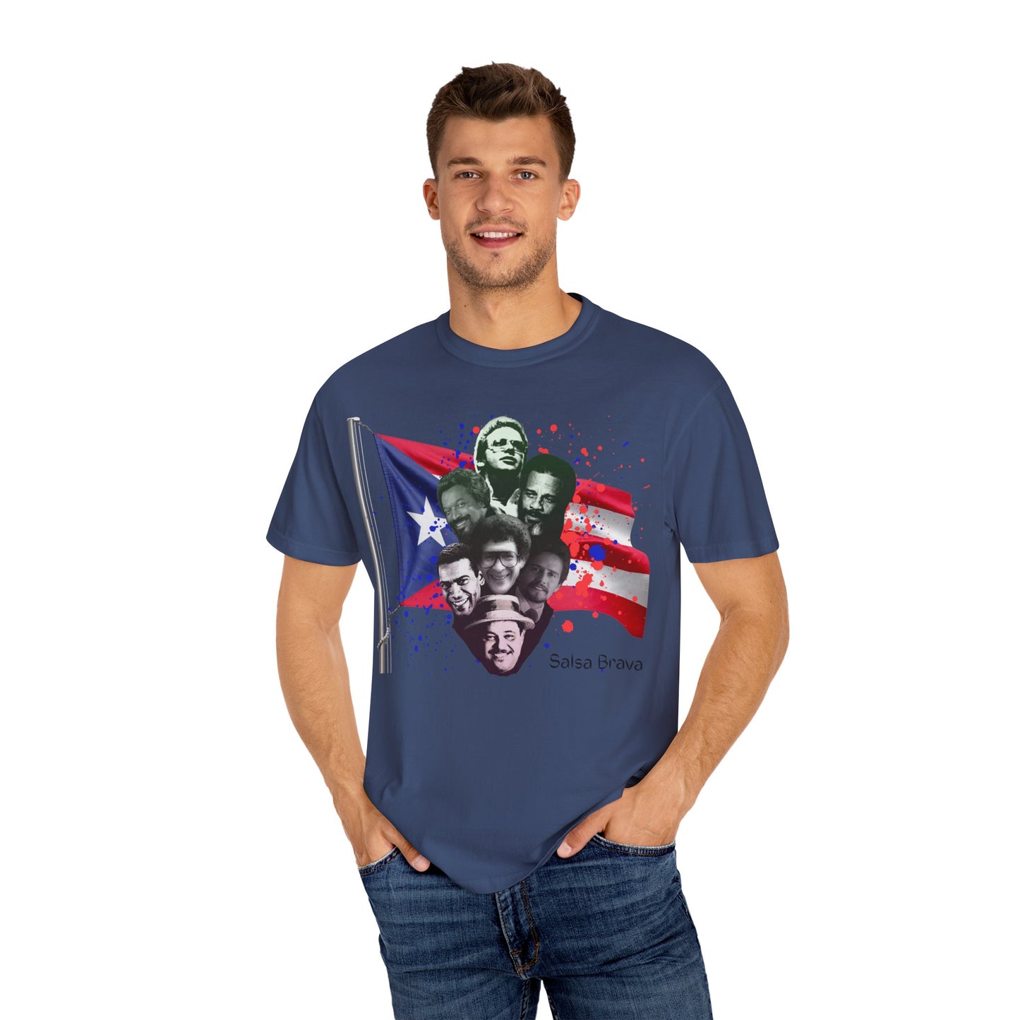 Salsa Brava T-Shirt, Vibrant Puerto Rican Pride Shirt, Gift for Salsa Lovers, Unisex Festival Tee, Caribbean Culture Apparel