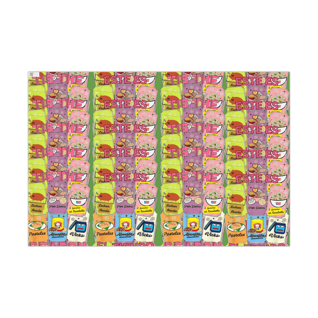 Puerto Rico Wrapping Paper – Cultural Gift Wrap | Boricua Heritage Design | Holiday & Celebration Gift Packaging