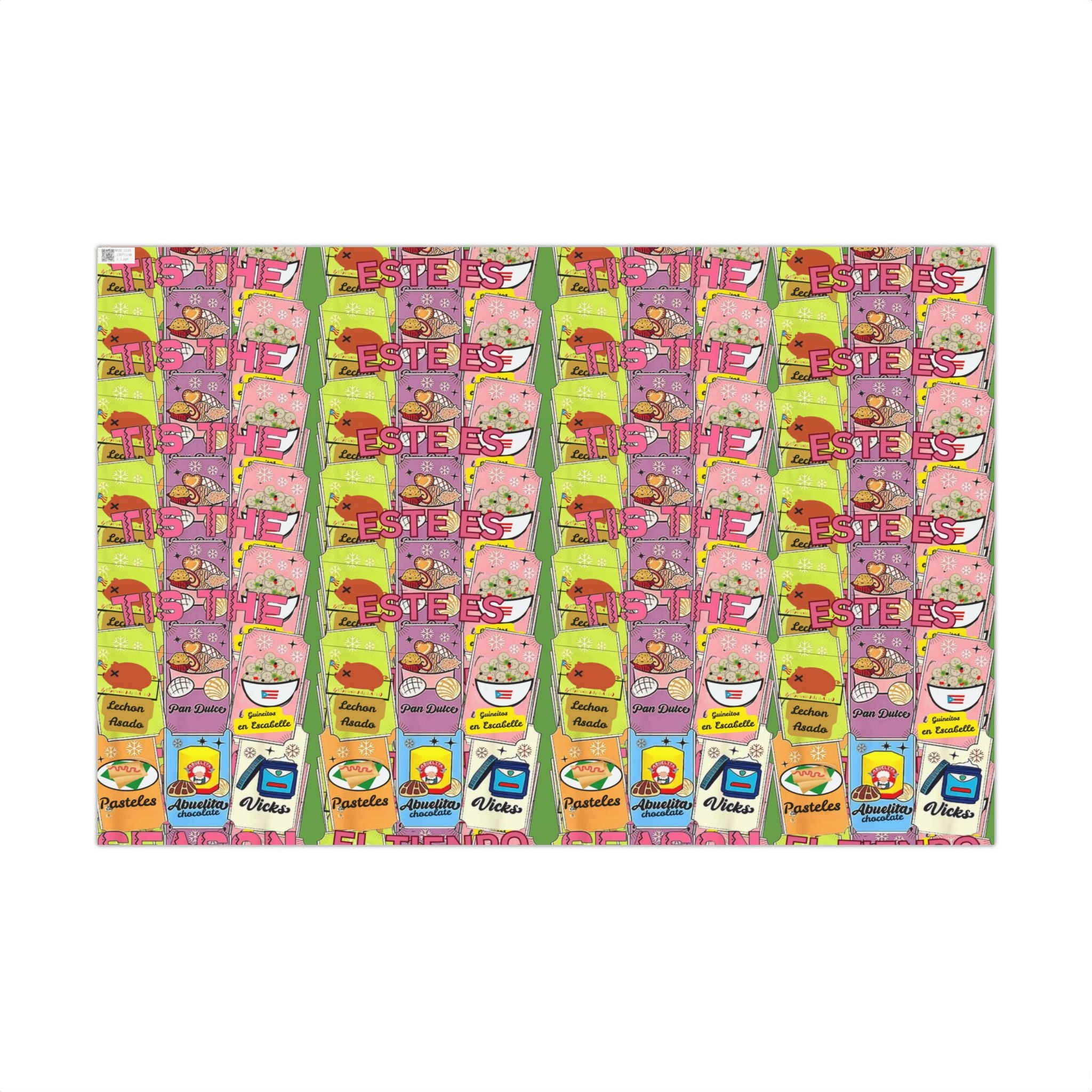 Puerto Rico Wrapping Paper – Cultural Gift Wrap | Boricua Heritage Design | Holiday & Celebration Gift Packaging