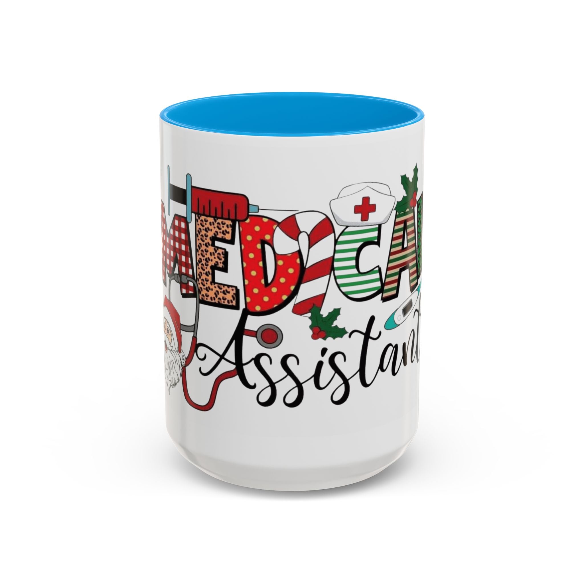 Medical Assistant Christmas Mug — Festive Colorful 11oz/15oz Coffee Cup Medical Christmas Mug