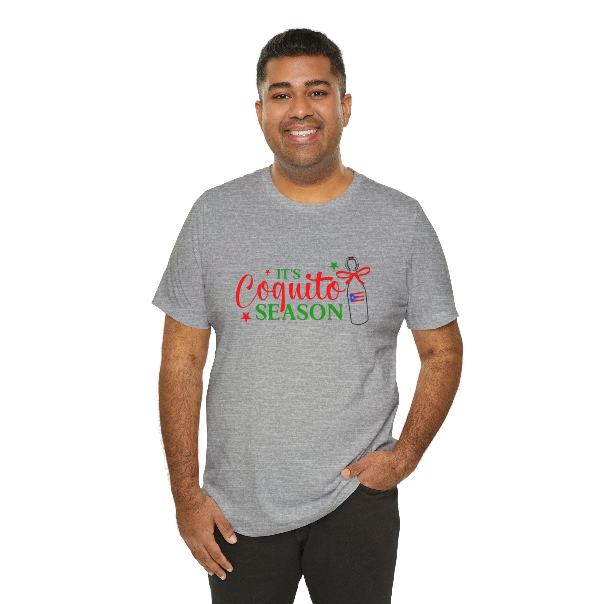 It's Coquito Season T-Shirt - Christmas Puerto Rican Holiday Cocktail Tee