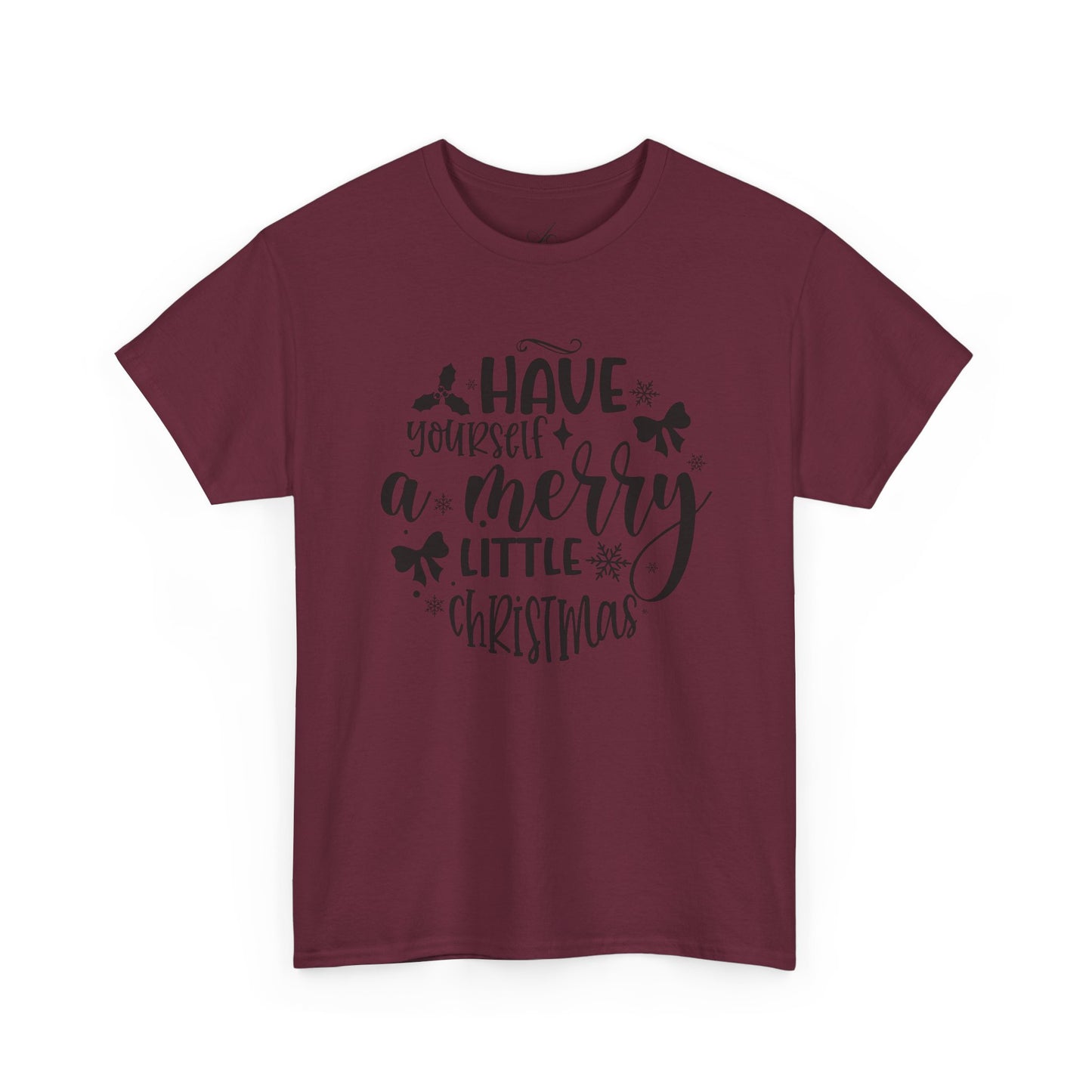 Merry Christmas Cotton Tee Holiday Graphic Tees & Cozy Festive Wear