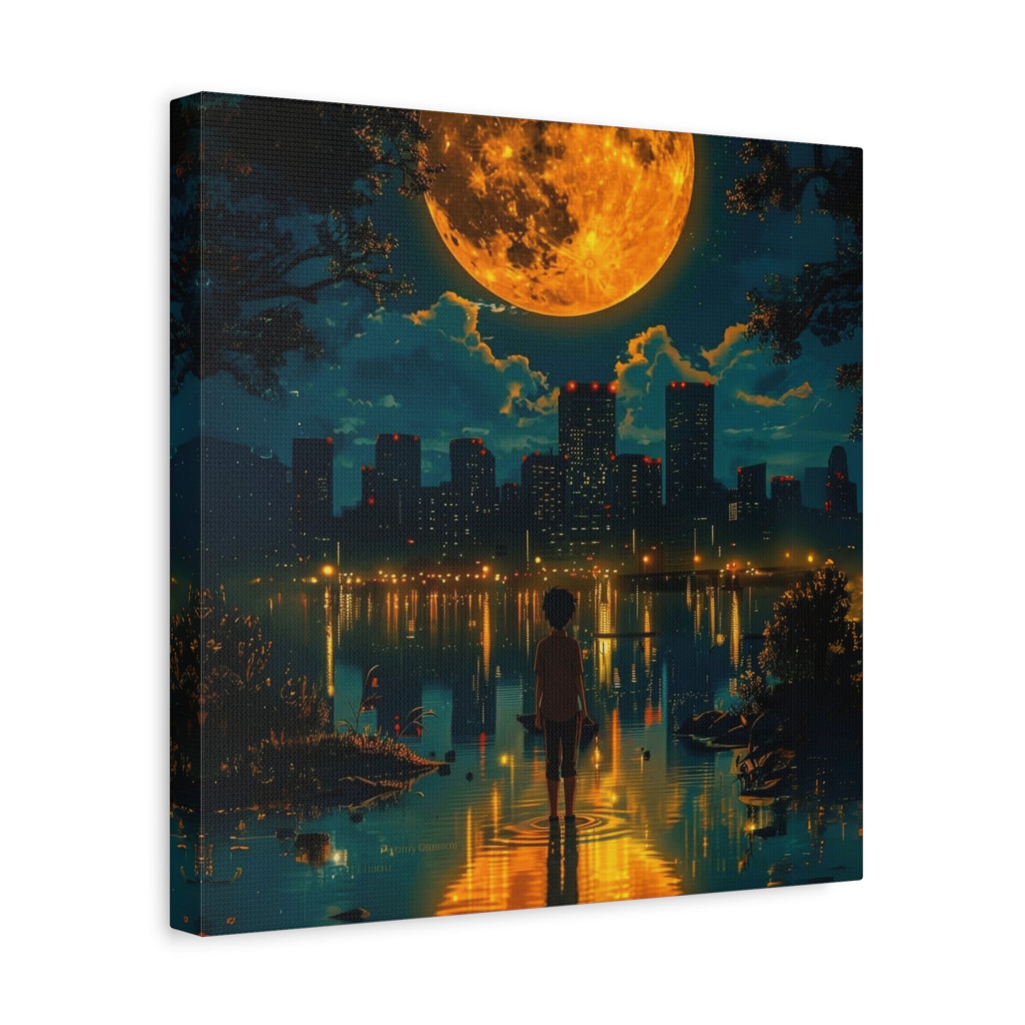 Because words have the power to move you let them live on your wall, Unique Nightscape Decoration, Perfect for Any Occasion