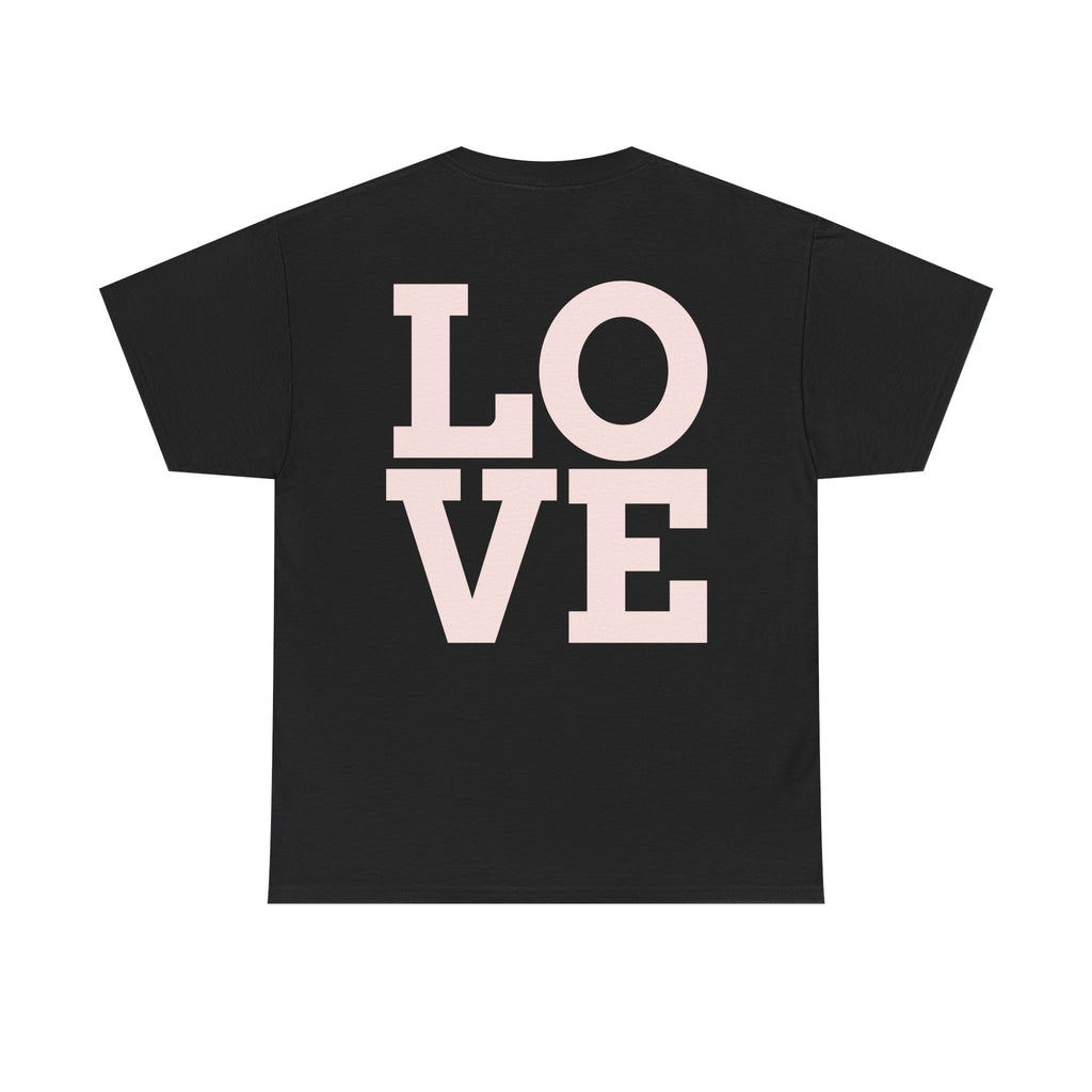 Pink Heart Cherries Tee  LOVE Graphic Valentine T-Shirt