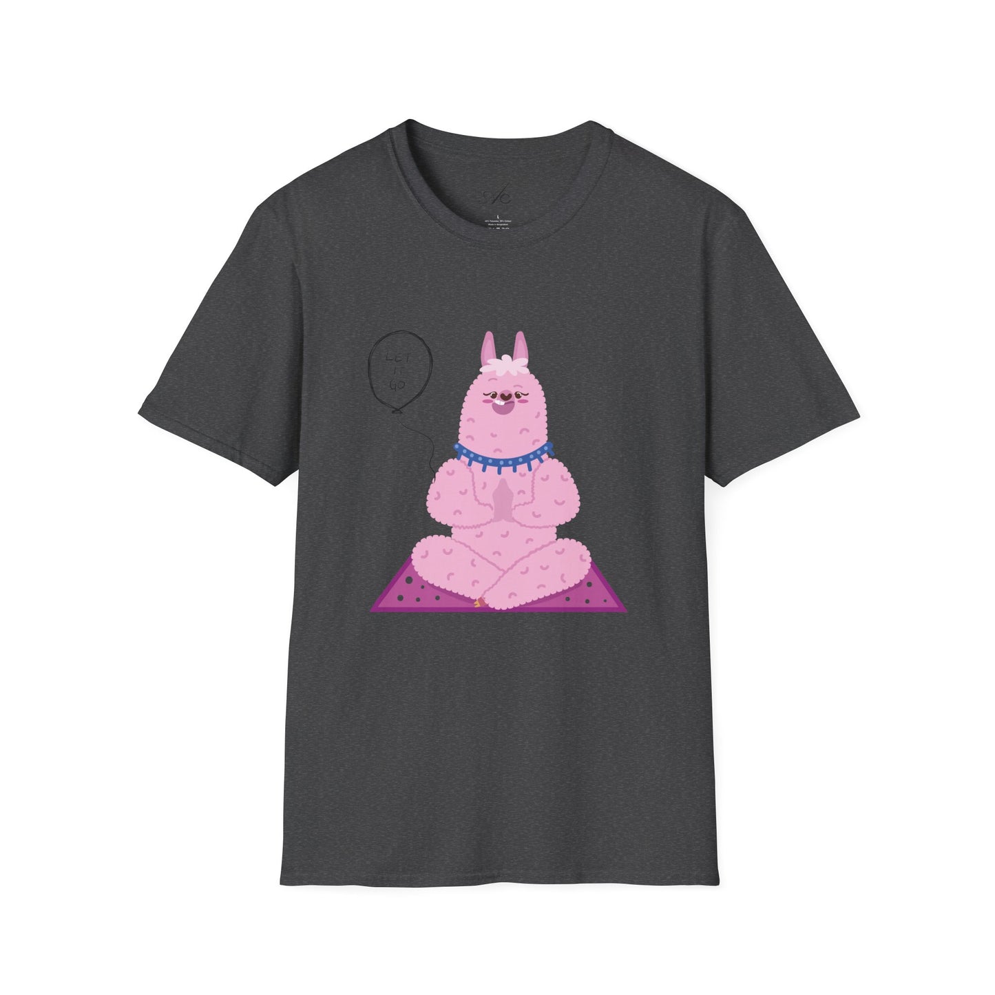 ✨ Let your outfit reflect your inner peace. Meditating Bunny T-Shirt, Softstyle Tee for Relaxation, Chill Vibes Apparel, Perfect Gift for Yoga Lovers, Cute Animal Graphic Tee