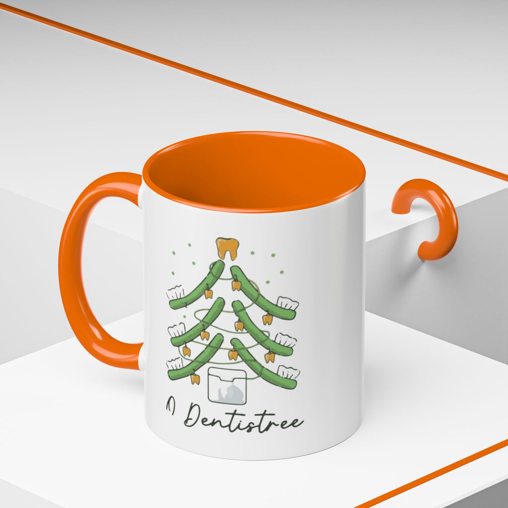 Dentist Christmas Mug - 'A Dentistree' Holiday Coffee Cup (11/15oz)