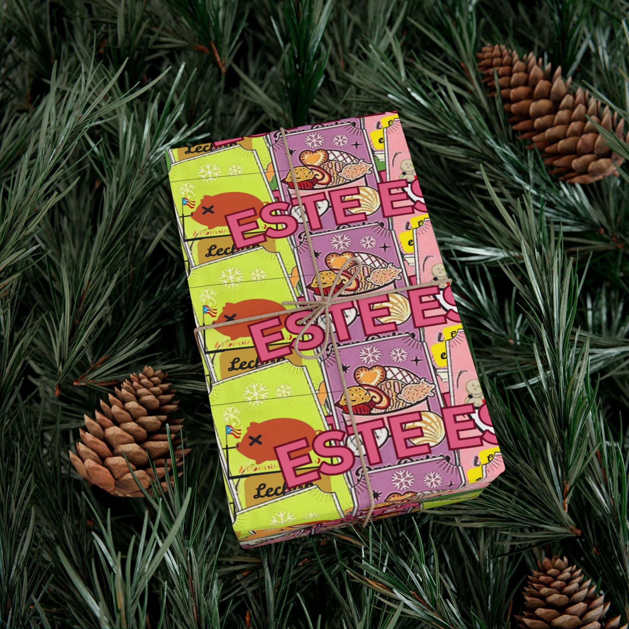 Puerto Rico Wrapping Paper – Cultural Gift Wrap | Boricua Heritage Design | Holiday & Celebration Gift Packaging
