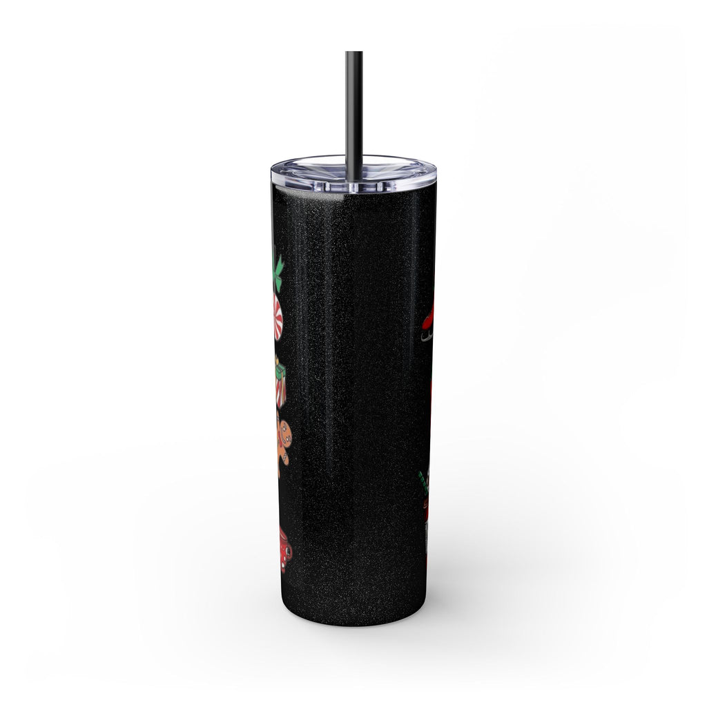 Emergency Department Nurse Christmas Skinny Tumbler - 20oz Holiday Medical Travel Cup with Straw Medical Christmas Mug