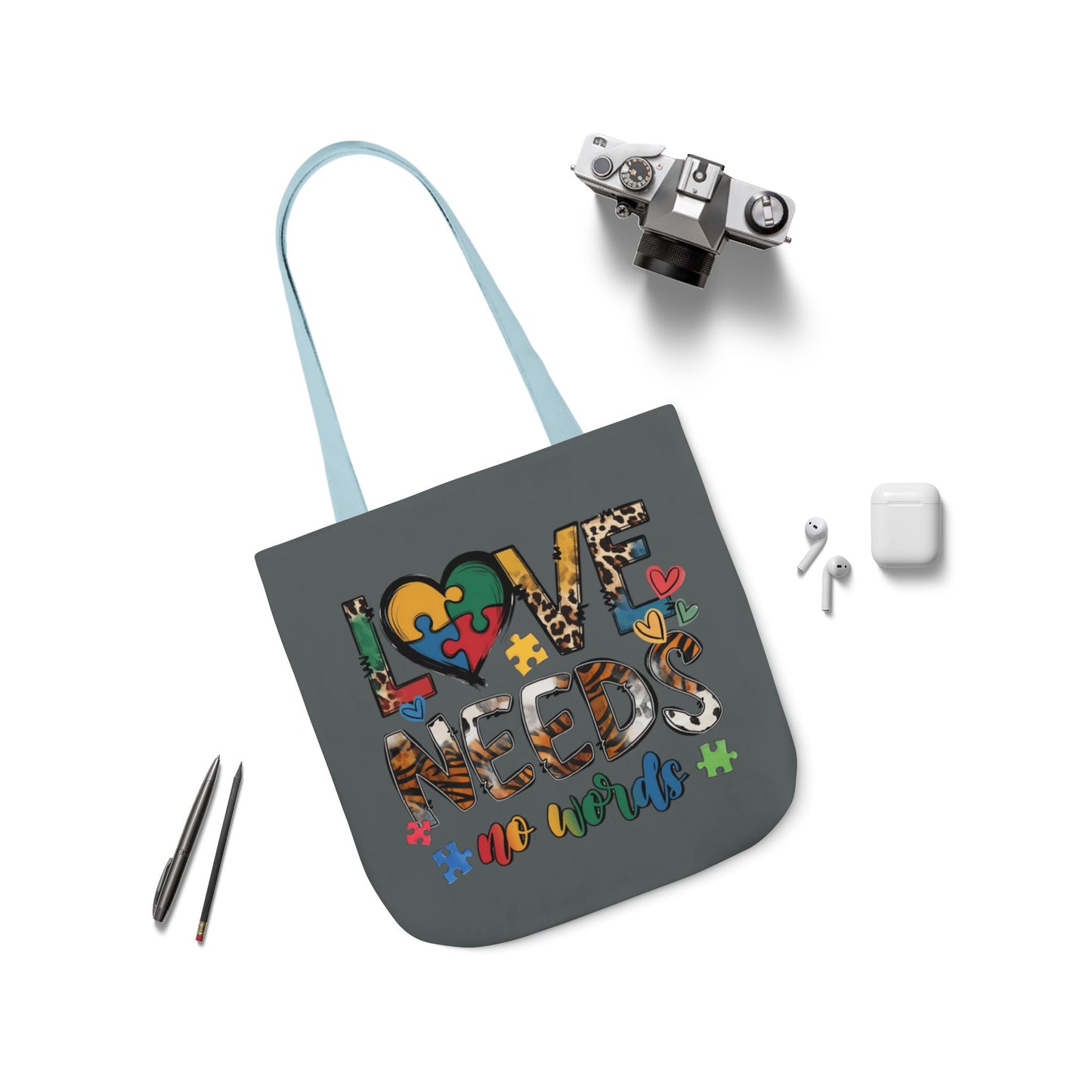 Colorful Love Needs Tote Bag