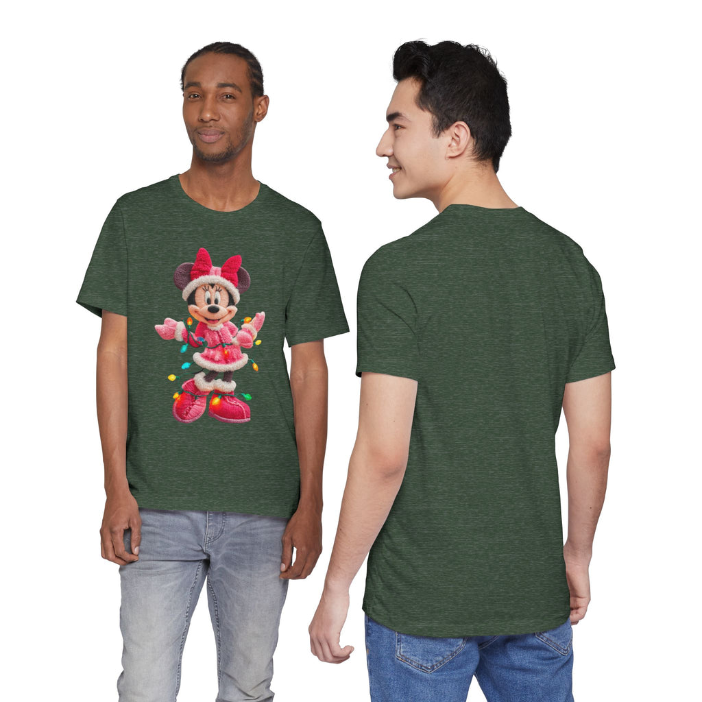 Minnie Mouse Holiday Lights T-Shirt Festive Holiday Designs