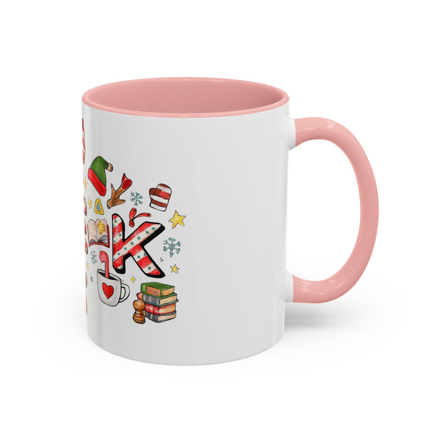 Holiday Teacher Coffee Mug 'PRE-K' Festive Gingerbread & Candy Cane Design (11/15oz) School Staff Christmas Mug Collection