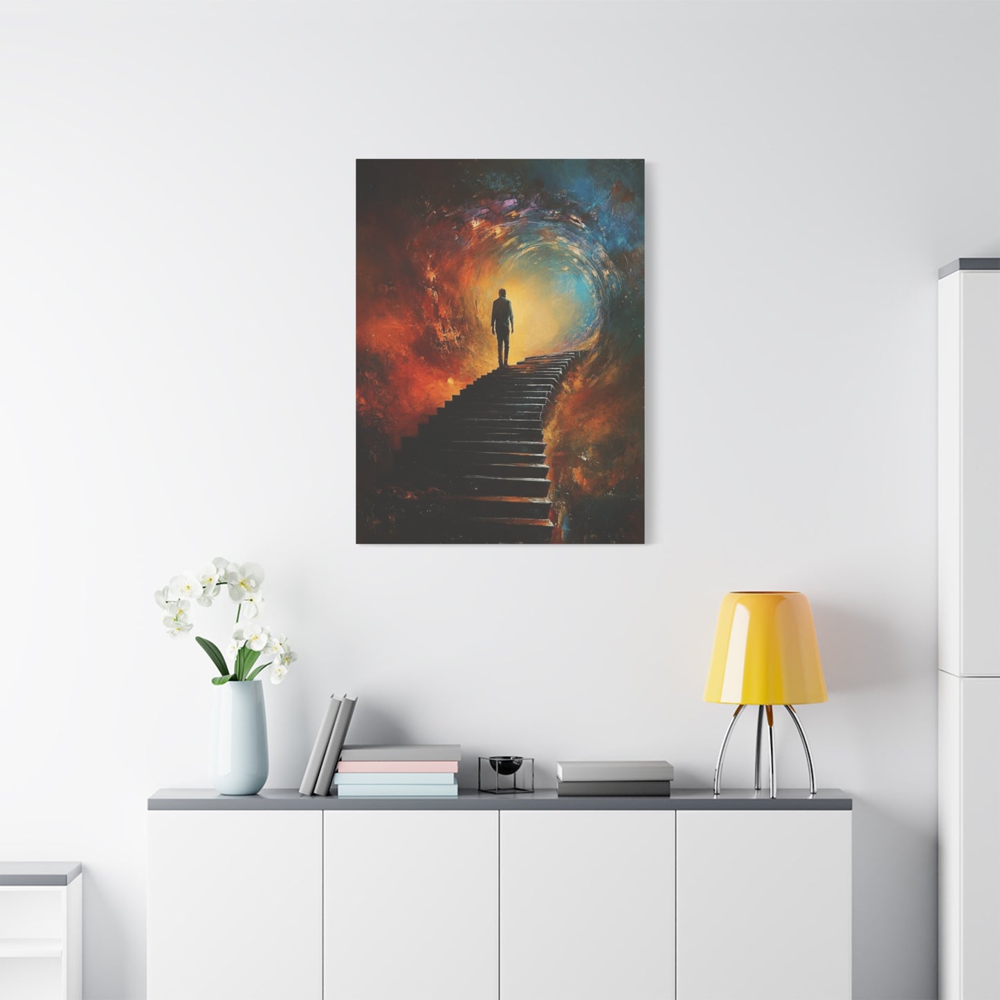 Embrace the Spirit of Nature and Free-Flowing Boho Vibes Spiritual Journey Canvas Art, Inspirational  Meditation Decor, Inspirational Quote Wall Art