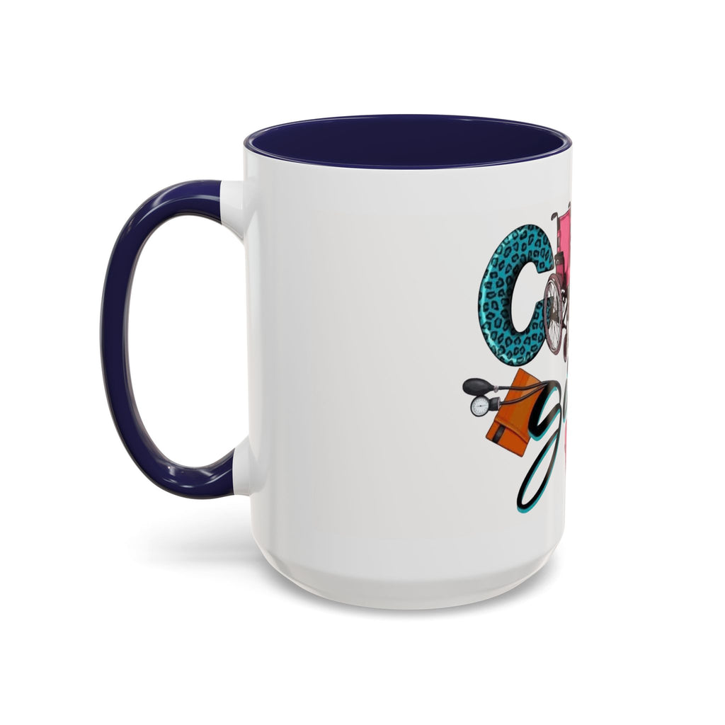 Nurse Given Accent Coffee Mug — Caregiver & Medical Equipment Design Christmas mug for all healthcare heroes