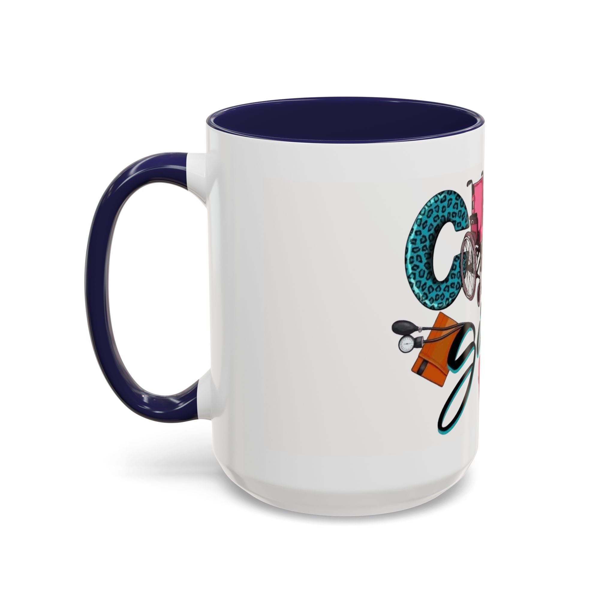 Nurse Given Accent Coffee Mug — Caregiver & Medical Equipment Design Christmas mug for all healthcare heroes