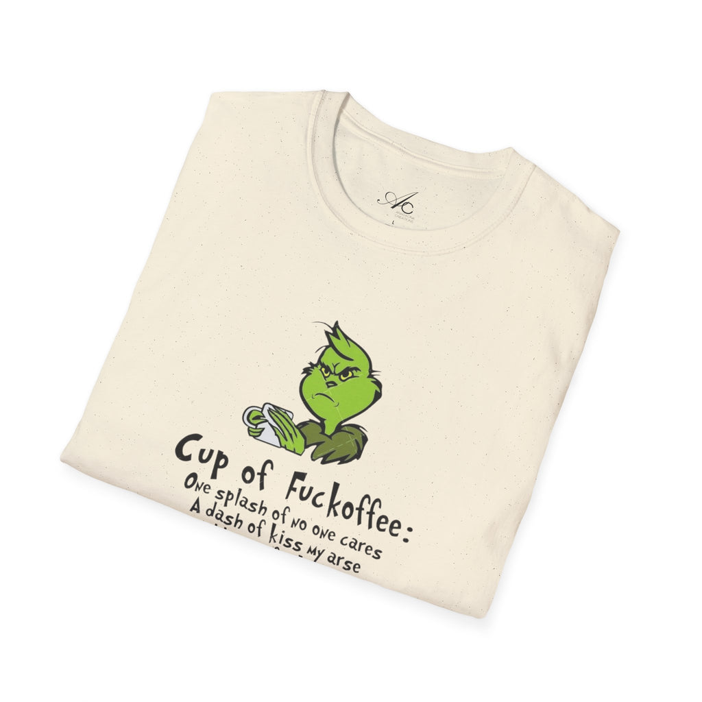 Holiday Apparel | Christmas Tees & Sweatshirts with Festive Quotes Funny Grinch Coffee Lover T-Shirt