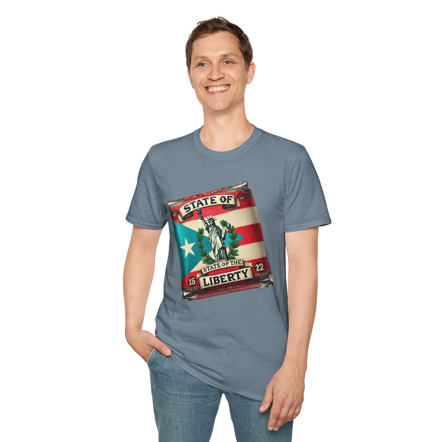 Puerto Rican Heritage Shirt Gift for Patriots, National Holiday Apparel, USA Pride Shirt