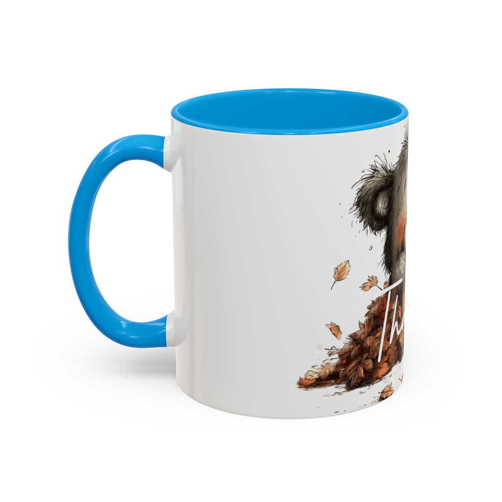Thankful Bear Autumn Mug — Cute Fall Coffee Cup (11oz, 15oz)