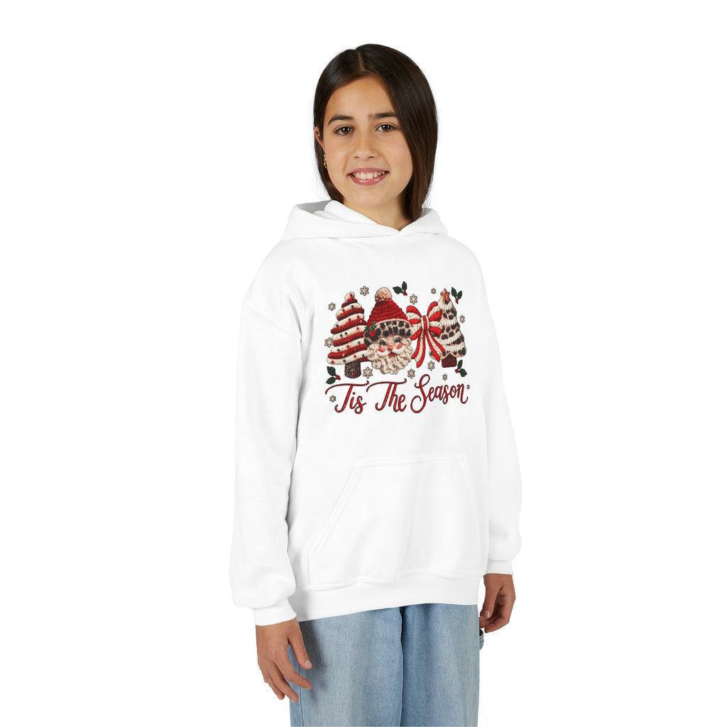 Youth Hoodie  Grinch Christmas Scene with 'Maybe Christmas' Quote