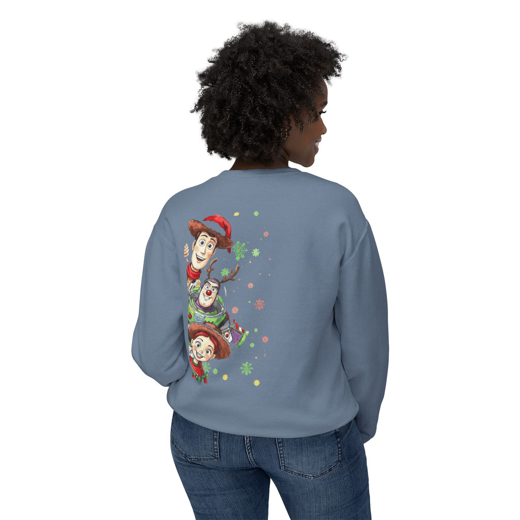 Christmas Toy Cowboy Crewneck Sweatshirt  Festive Woody & Friends Holiday Sweatshirt Cartoon Christmas T-shirts and Sweaters