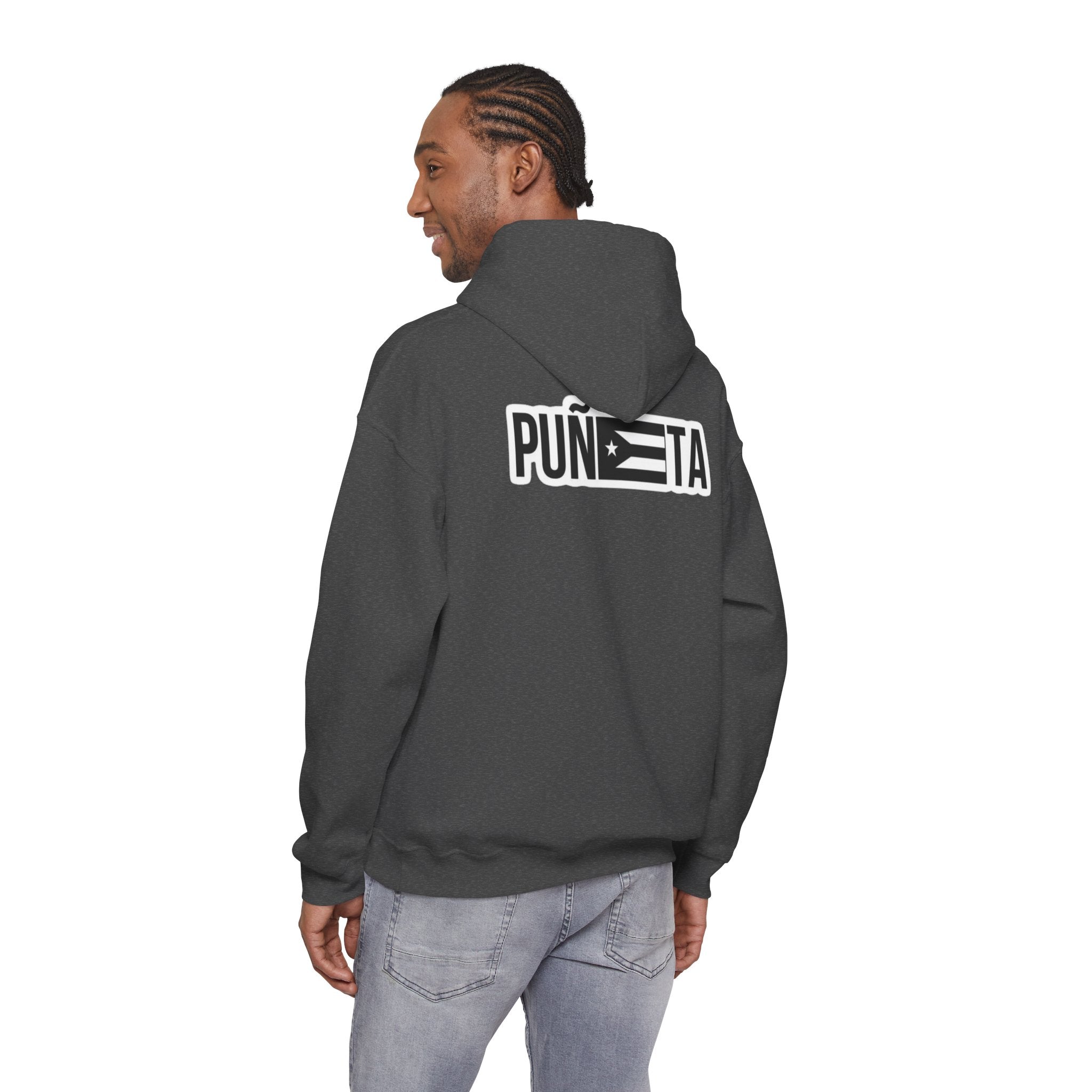 Puerto Rican Pride Hoodie  “No Nos representan” Front & Puñeta Flag Back