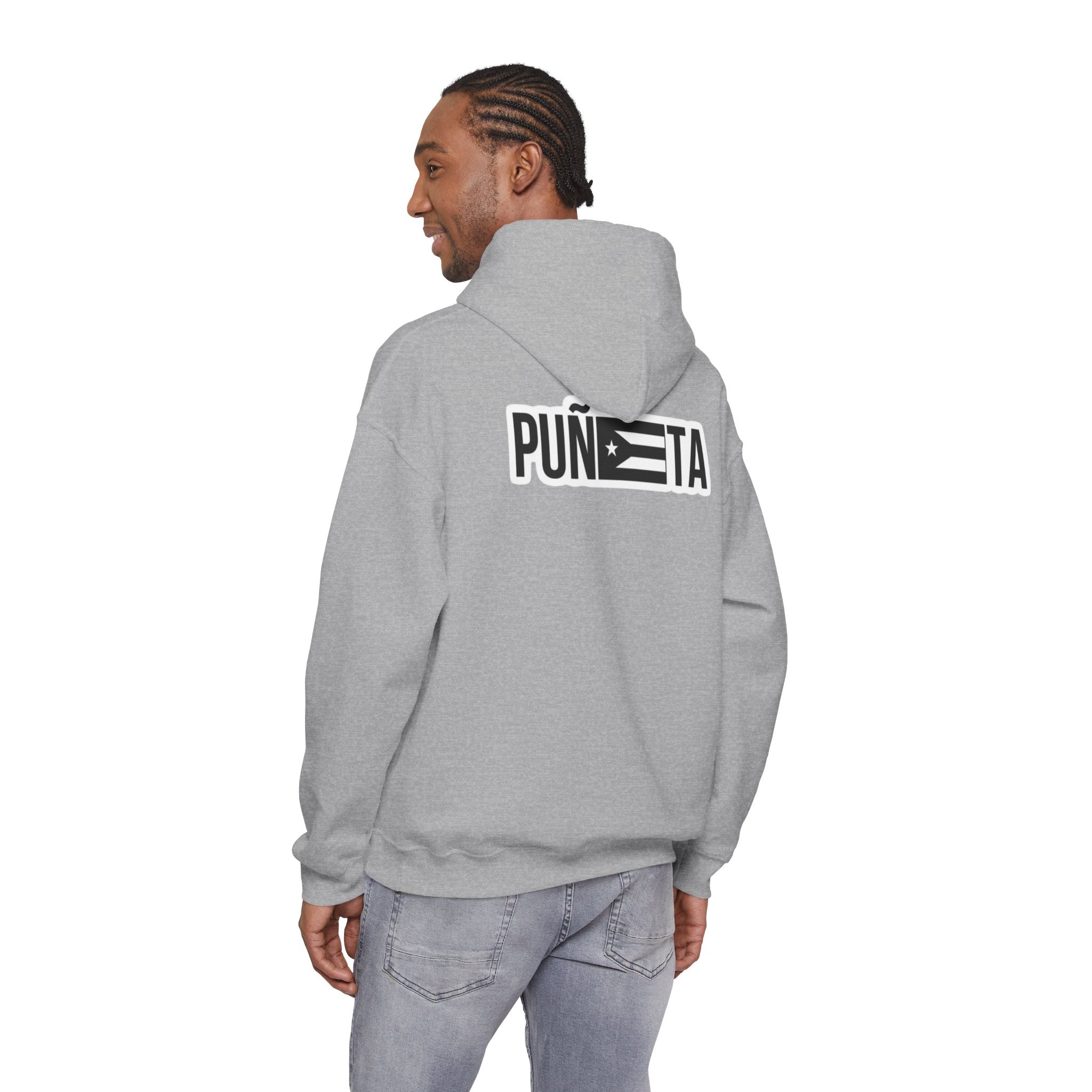 Puerto Rican Pride Hoodie  “No Nos representan” Front & Puñeta Flag Back