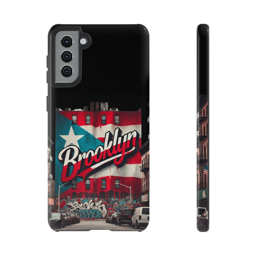 Brooklyn Street Art Phone Case  Urban Graffiti Protective Cover