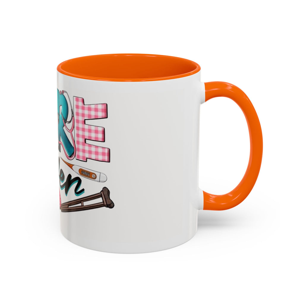 Nurse Given Accent Coffee Mug — Caregiver & Medical Equipment Design Christmas mug for all healthcare heroes