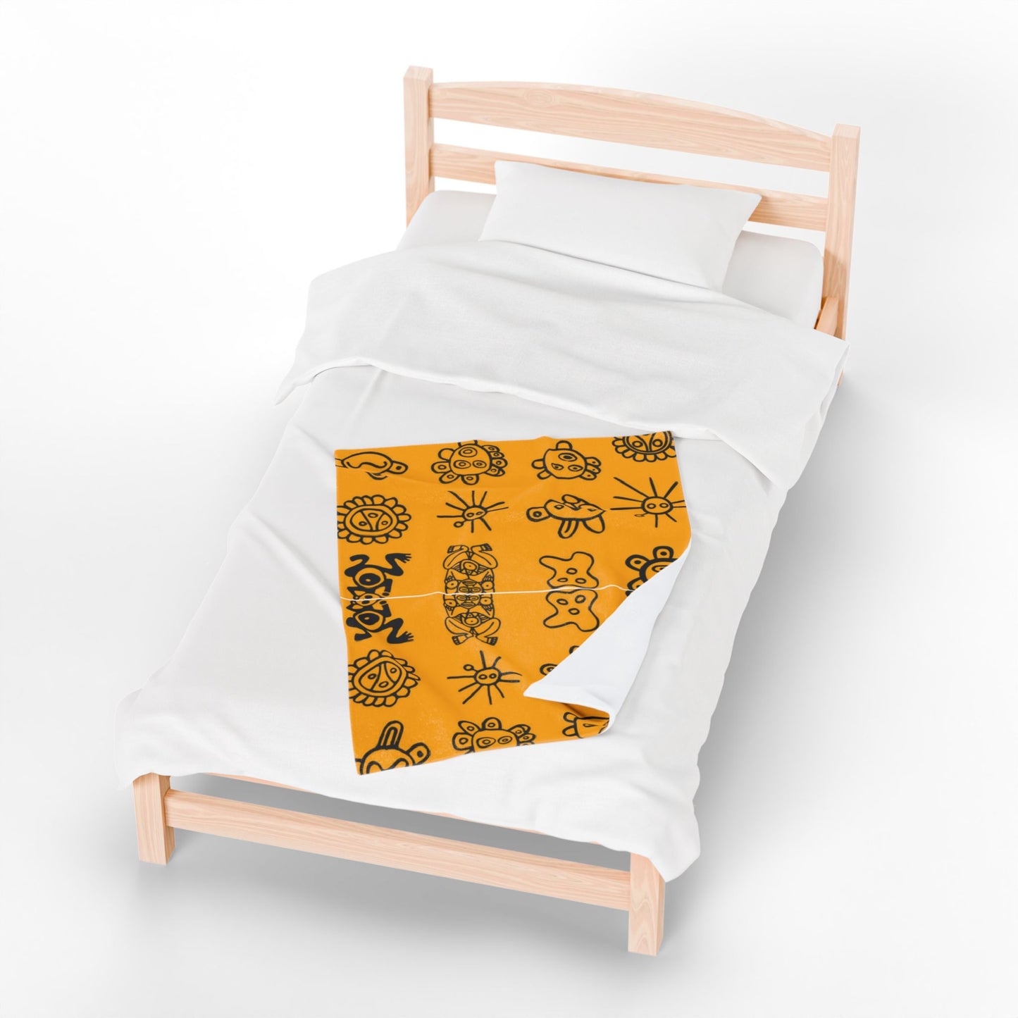 Puerto Rican Christmas patterns & cultural art  Tribal Sun & Totem Pattern Cozy Throw