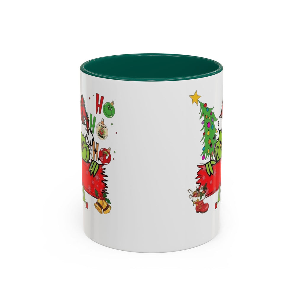 Christmas Grinch Mug (11oz & 15oz)  Funny Holiday Coffee Cup with Grinch Illustration Christmas Mugs Collection!