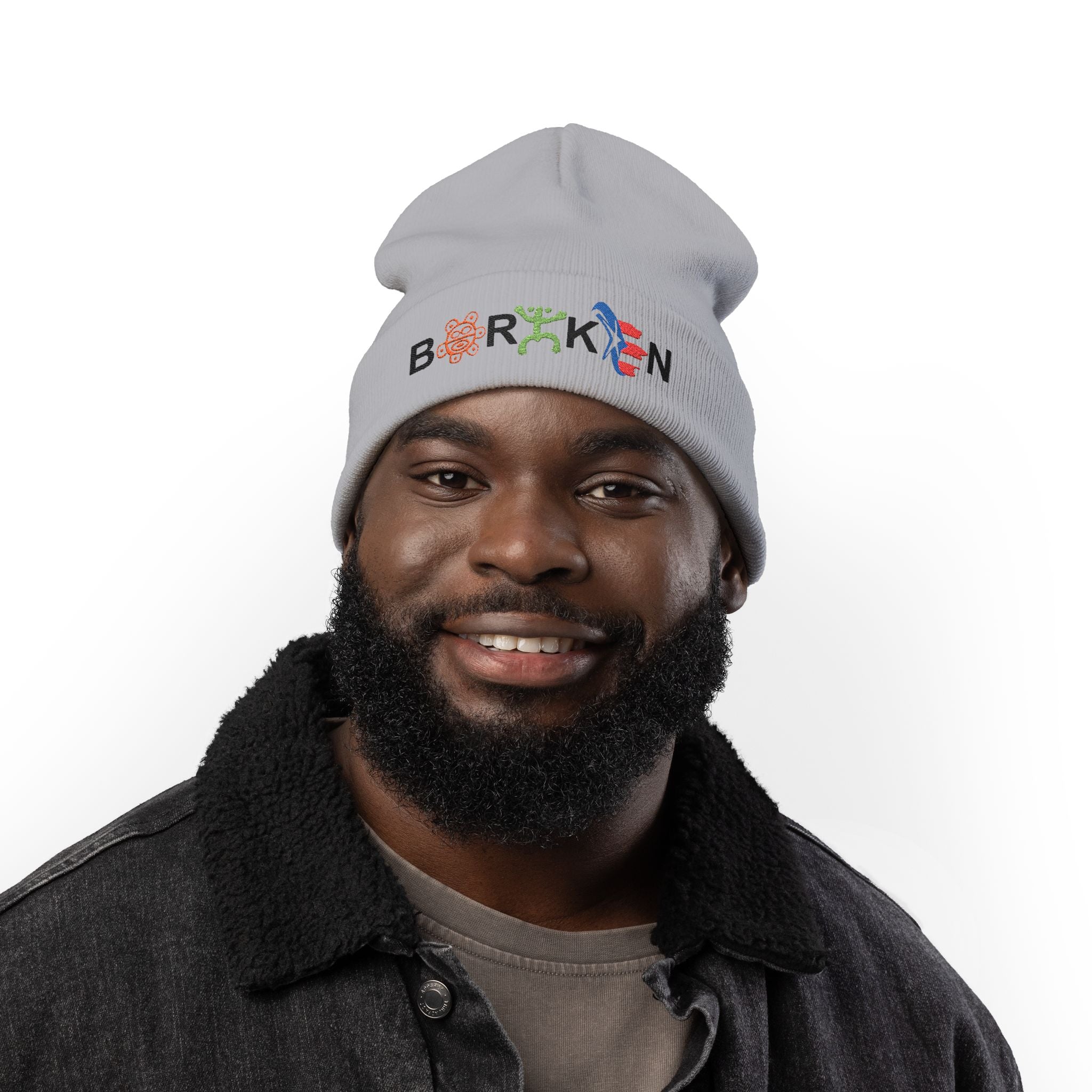 Boricua Winter Beanie – Puerto Rico Pride Knit Hat — Colorful Borough Icon Letters