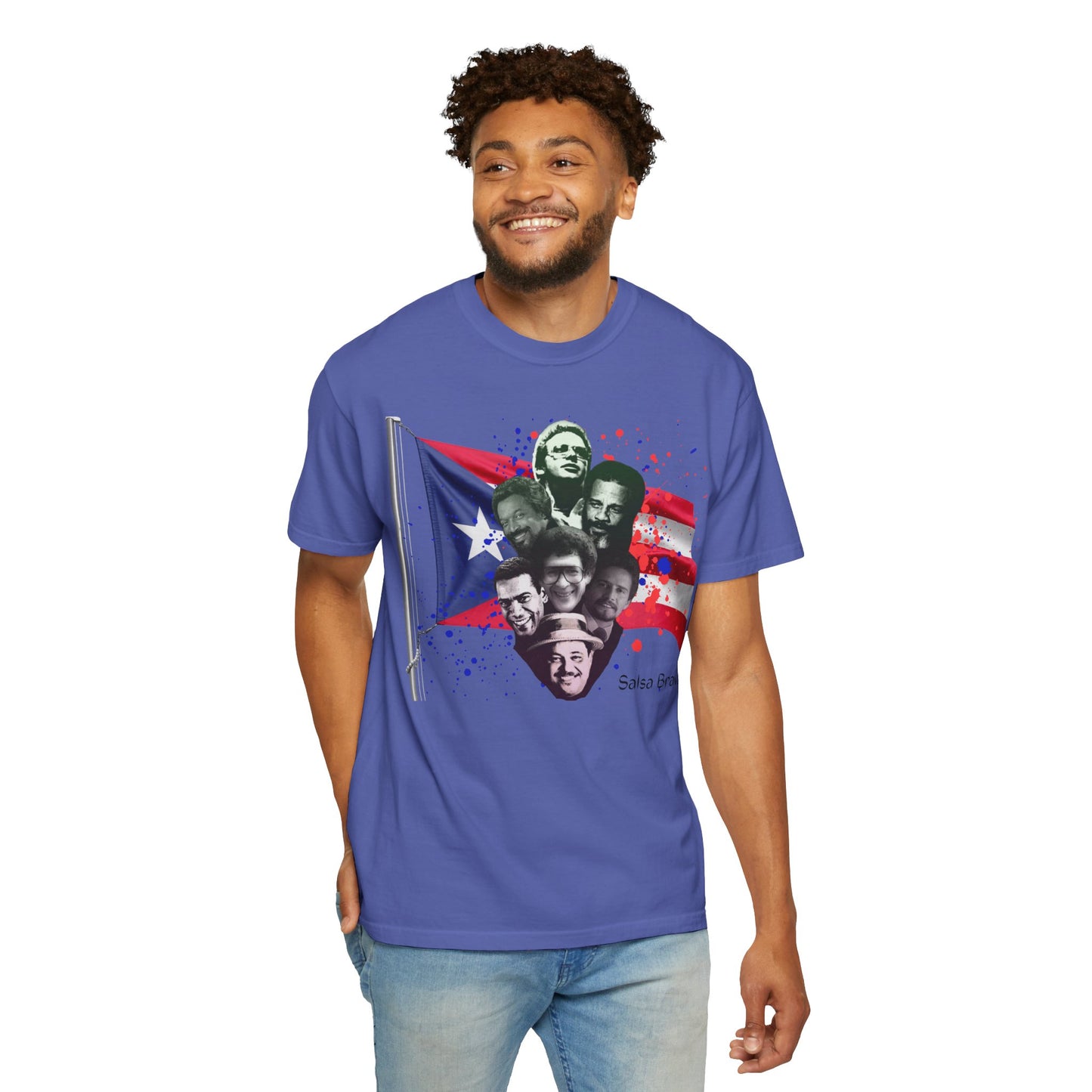 Salsa Brava T-Shirt, Vibrant Puerto Rican Pride Shirt, Gift for Salsa Lovers, Unisex Festival Tee, Caribbean Culture Apparel