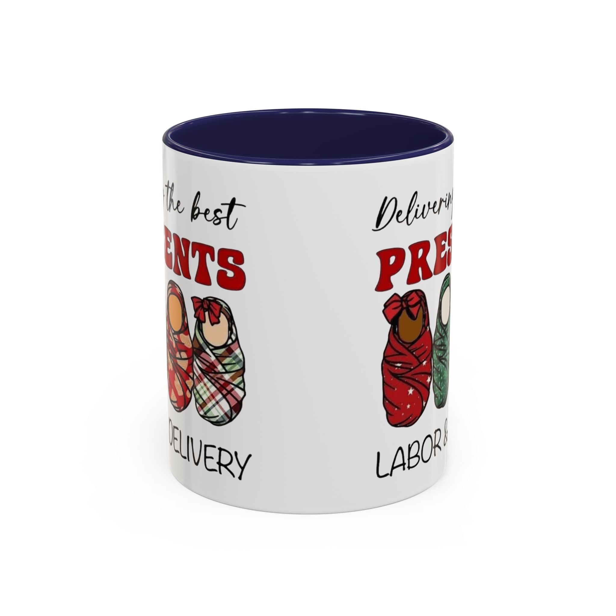 Christmas Presents Delivery Coffee Mug — "Delivering the Best Presents" Accent Mug Medical Christmas Mug,