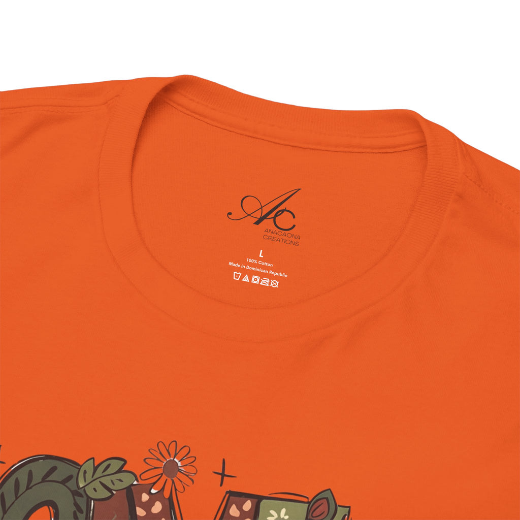 Give Thanks Tee Thanksgiving Graphic T-Shirt with Rustic Bow Design
