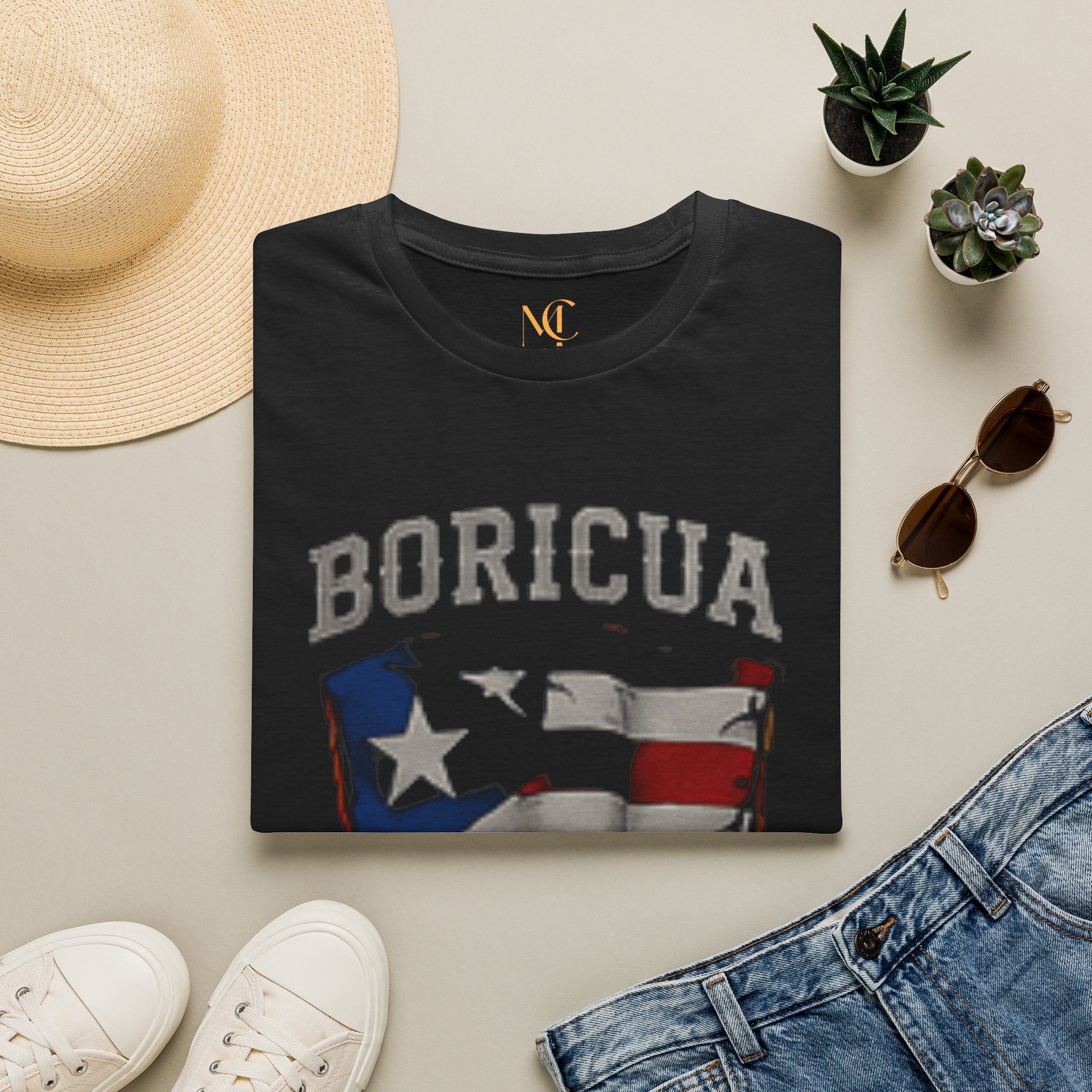Boricua Basketball Dad T-Shirt — Puerto Rican Flag Pride Tee