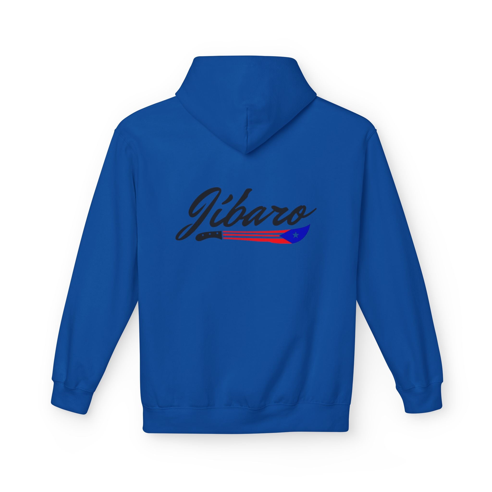Gíbaro Hoodie  Puerto Rican Pride Pullover with Flag Machete Design