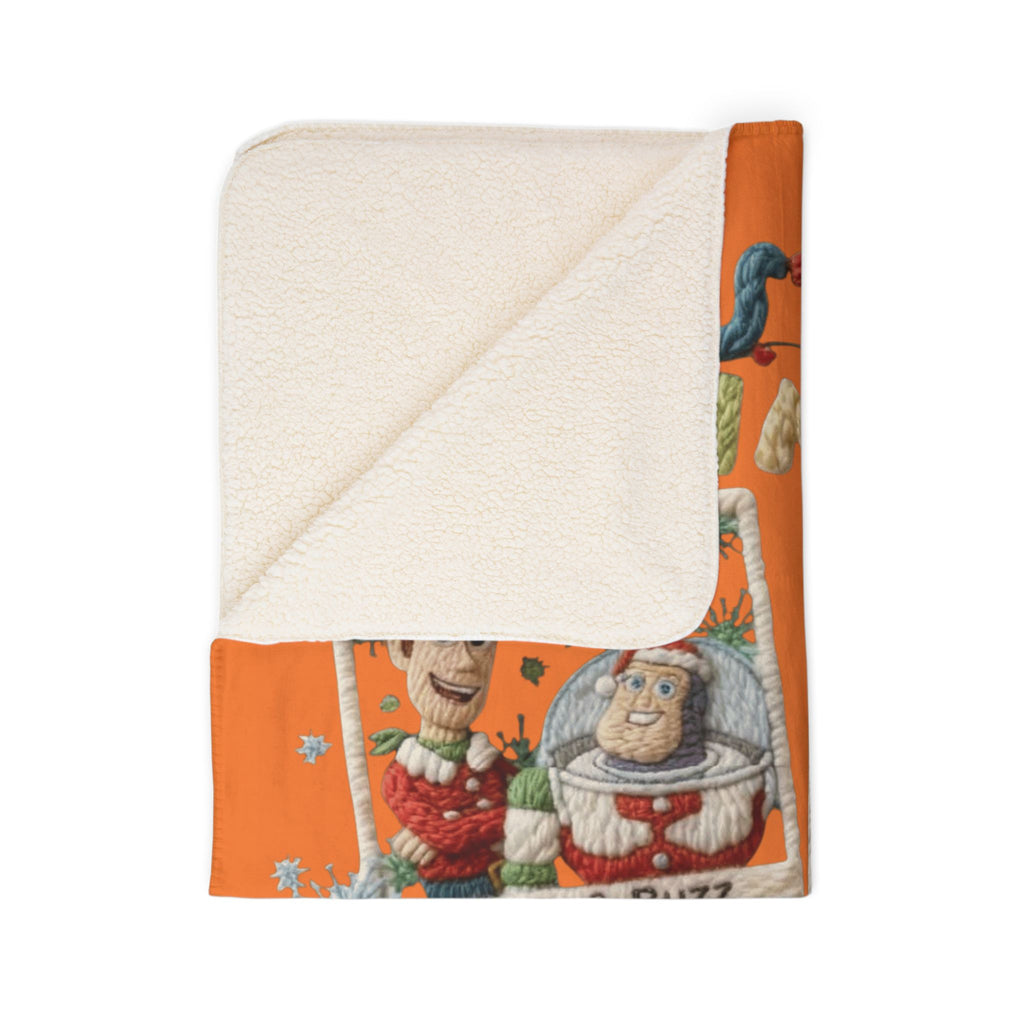 Magical Christmas Cartoon Blanket Toy Story Christmas Fleece Blanket