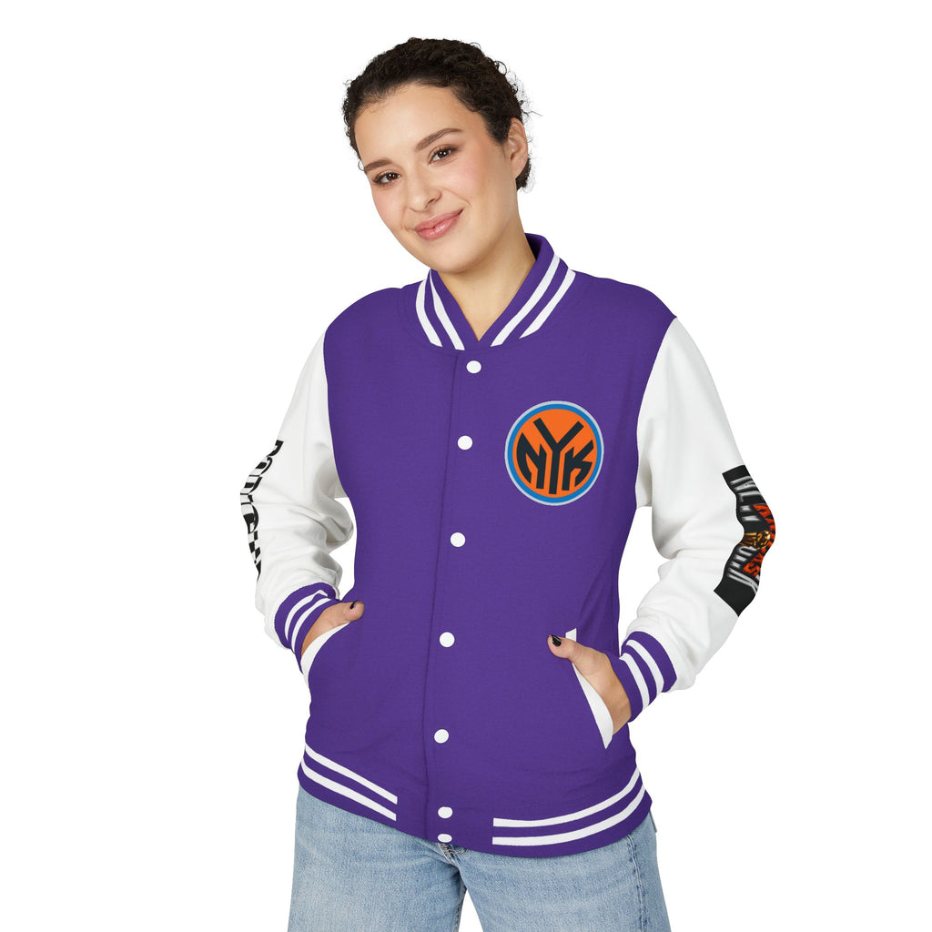 Basketball-Inspired Letterman Jacket — Men's Retro Varsity Sports Jacket Jose AlvarTribute Varsity Jacket
