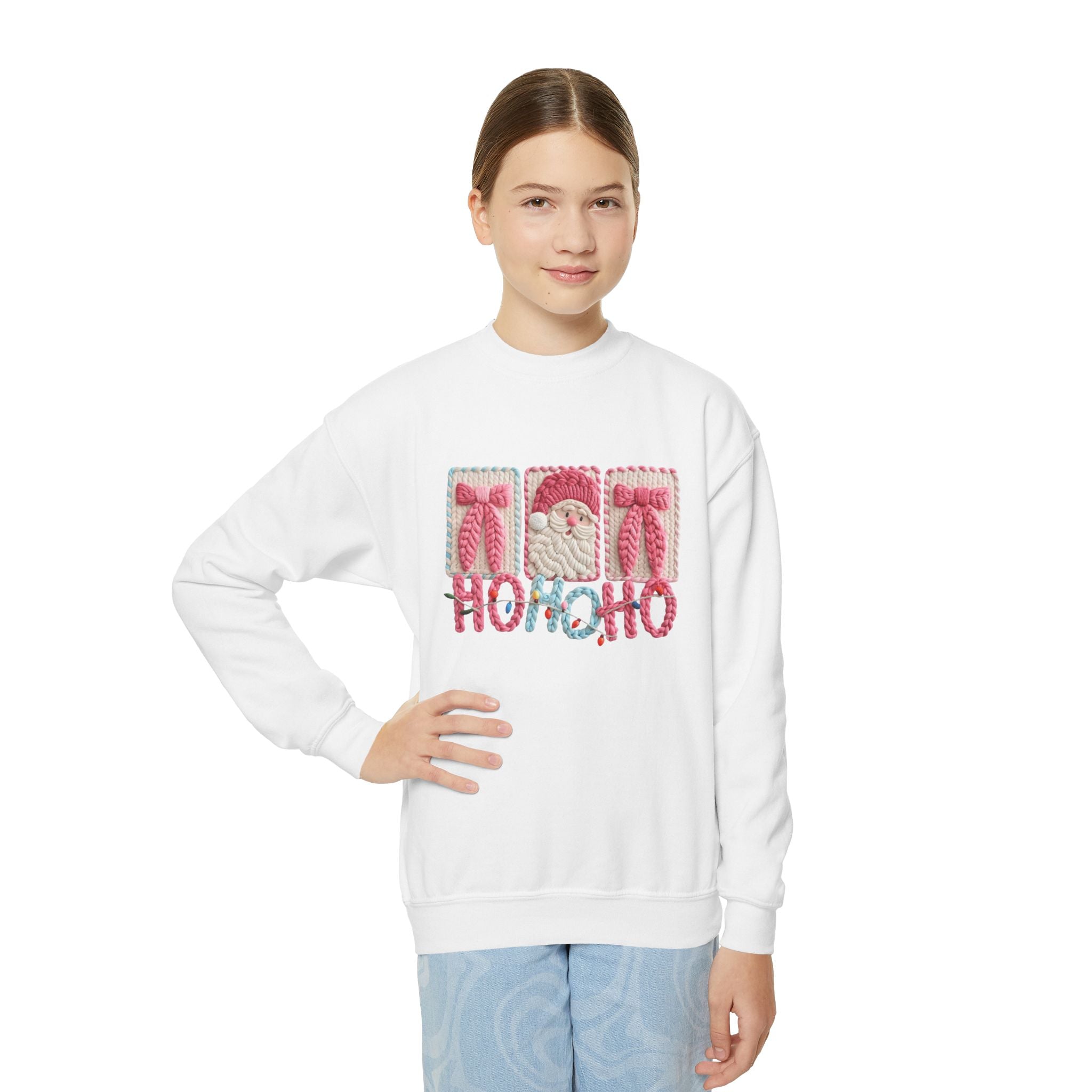 Youth Christmas 'HOHOHO' Crewneck Sweatshirt