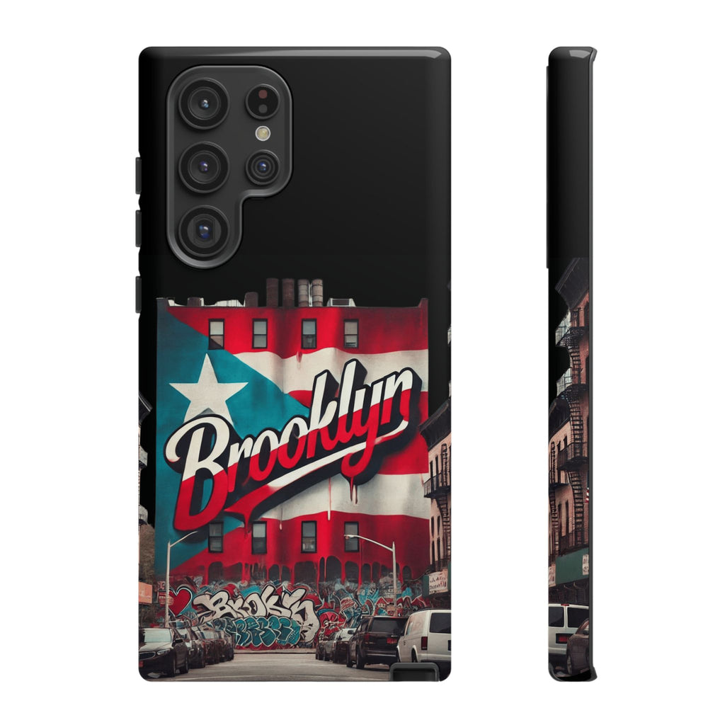 Brooklyn Street Art Phone Case  Urban Graffiti Protective Cover