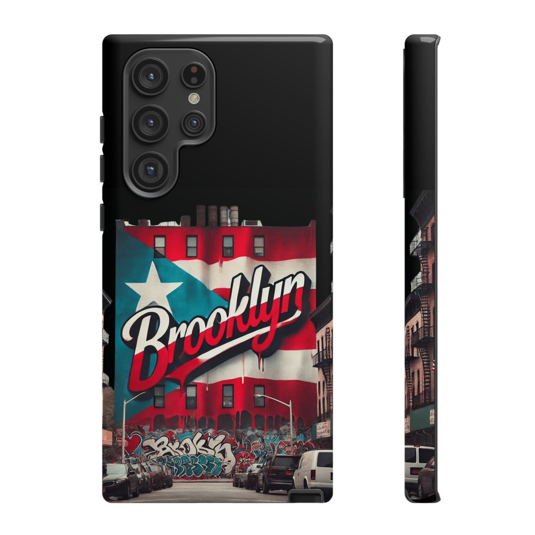 Brooklyn Street Art Phone Case  Urban Graffiti Protective Cover