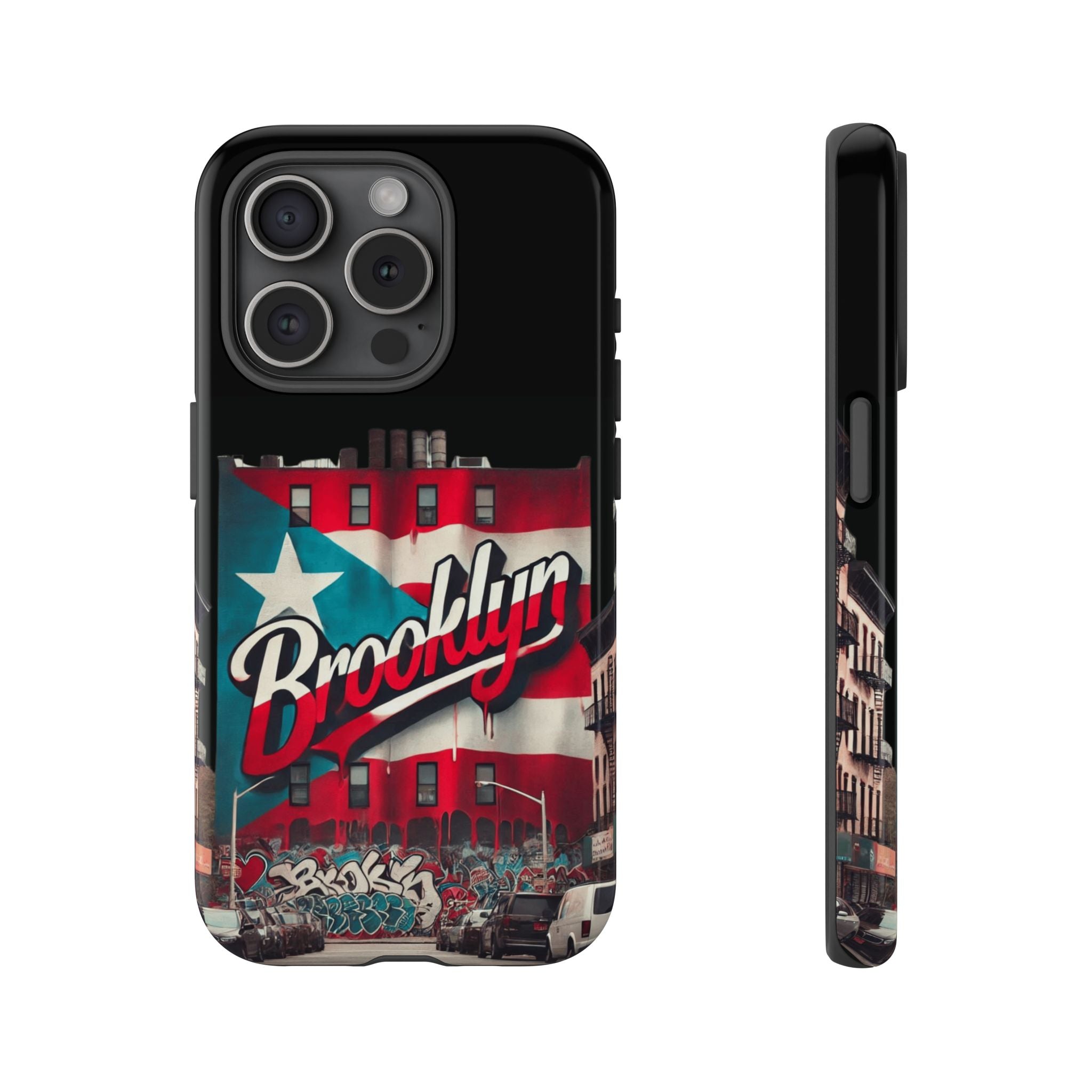 Brooklyn Street Art Phone Case  Urban Graffiti Protective Cover