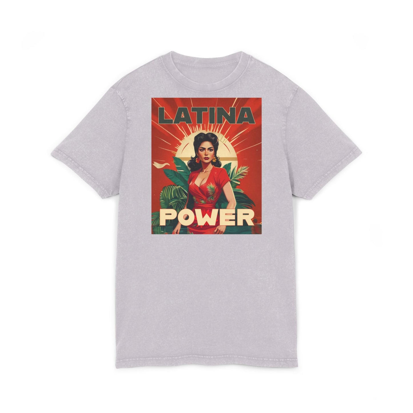 Latina Power Acid Washed Tee | Vintage Inspired Graphic Tee, Women's Empowerment Shirt, Legalize It Fashion, Gift for Her