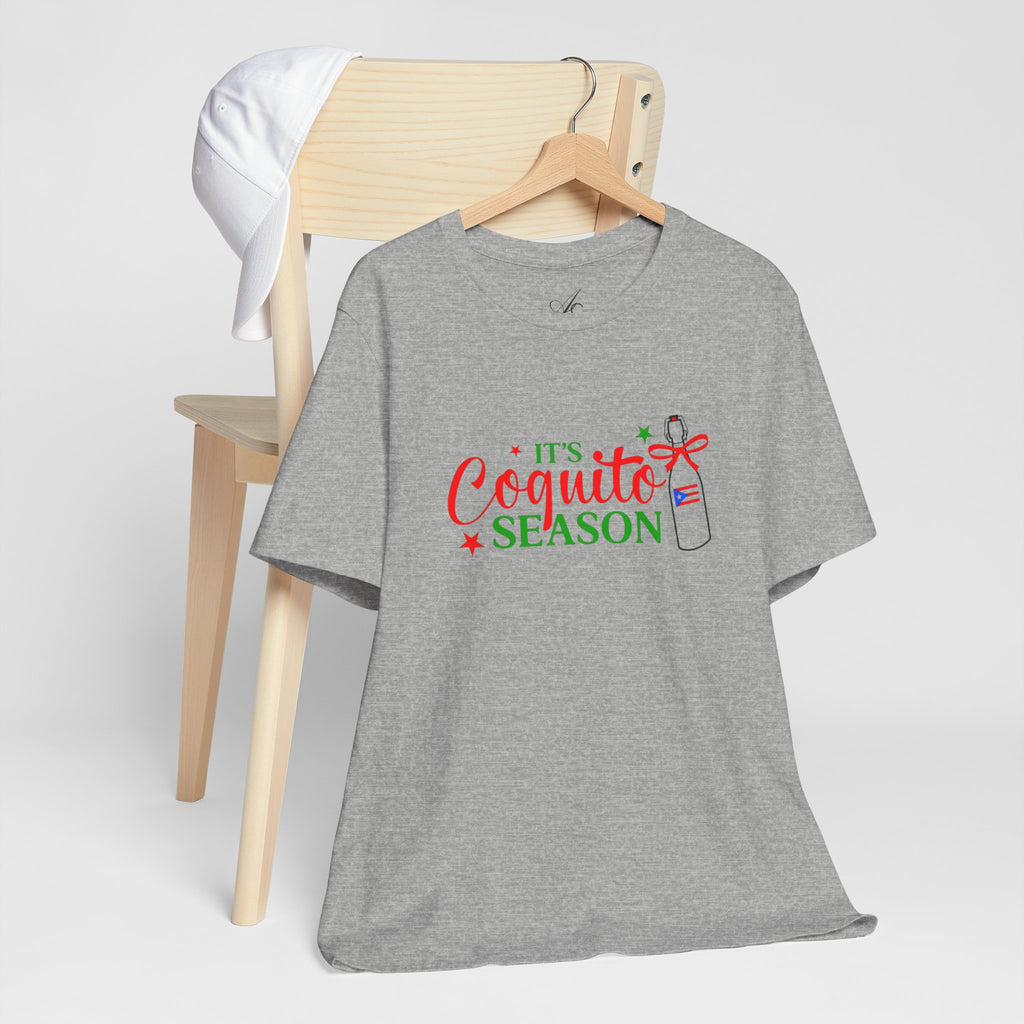 It's Coquito Season T-Shirt - Christmas Puerto Rican Holiday Cocktail Tee