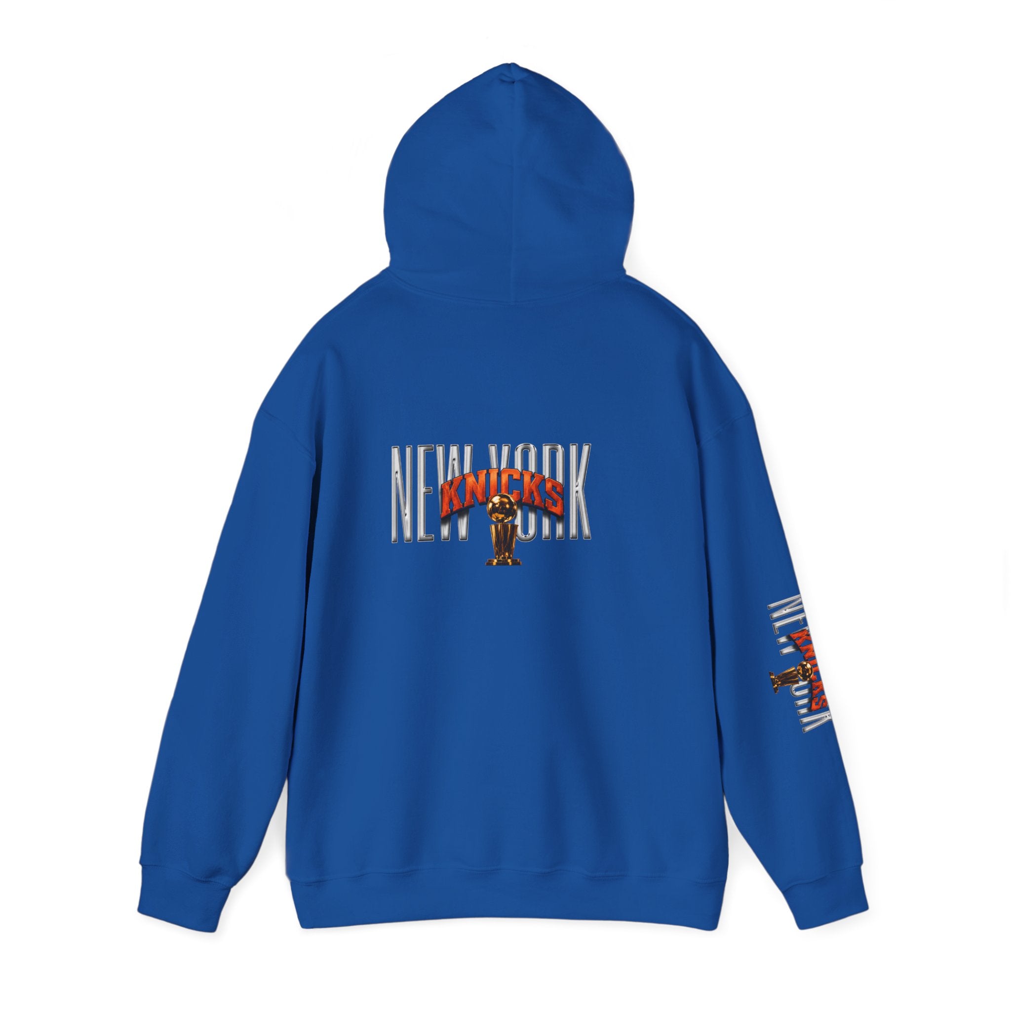 NY-K Retro Player Collage Hoodie — Basketball Fan Sweatshirt